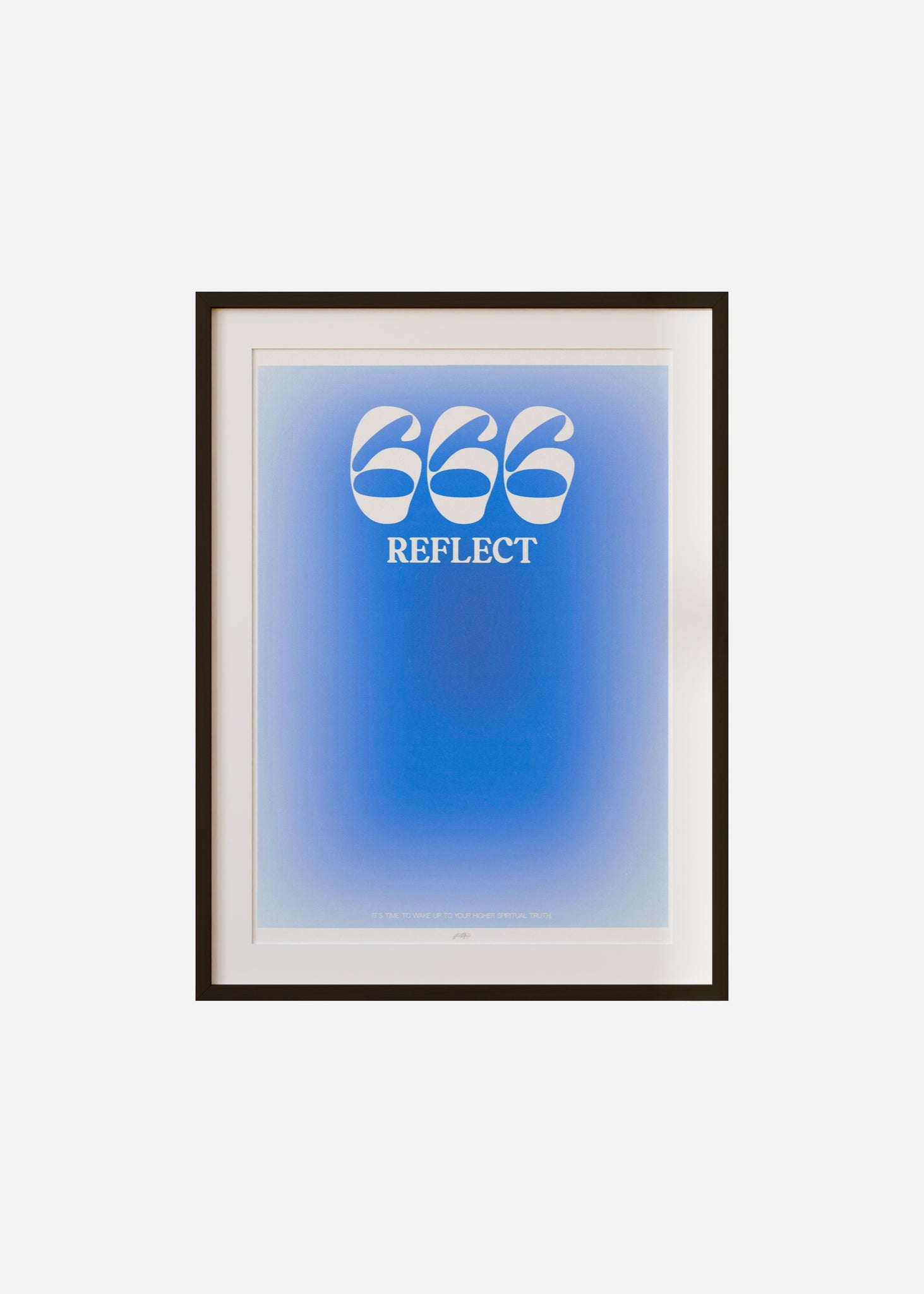 Angel Number 666 Framed & Mounted Print