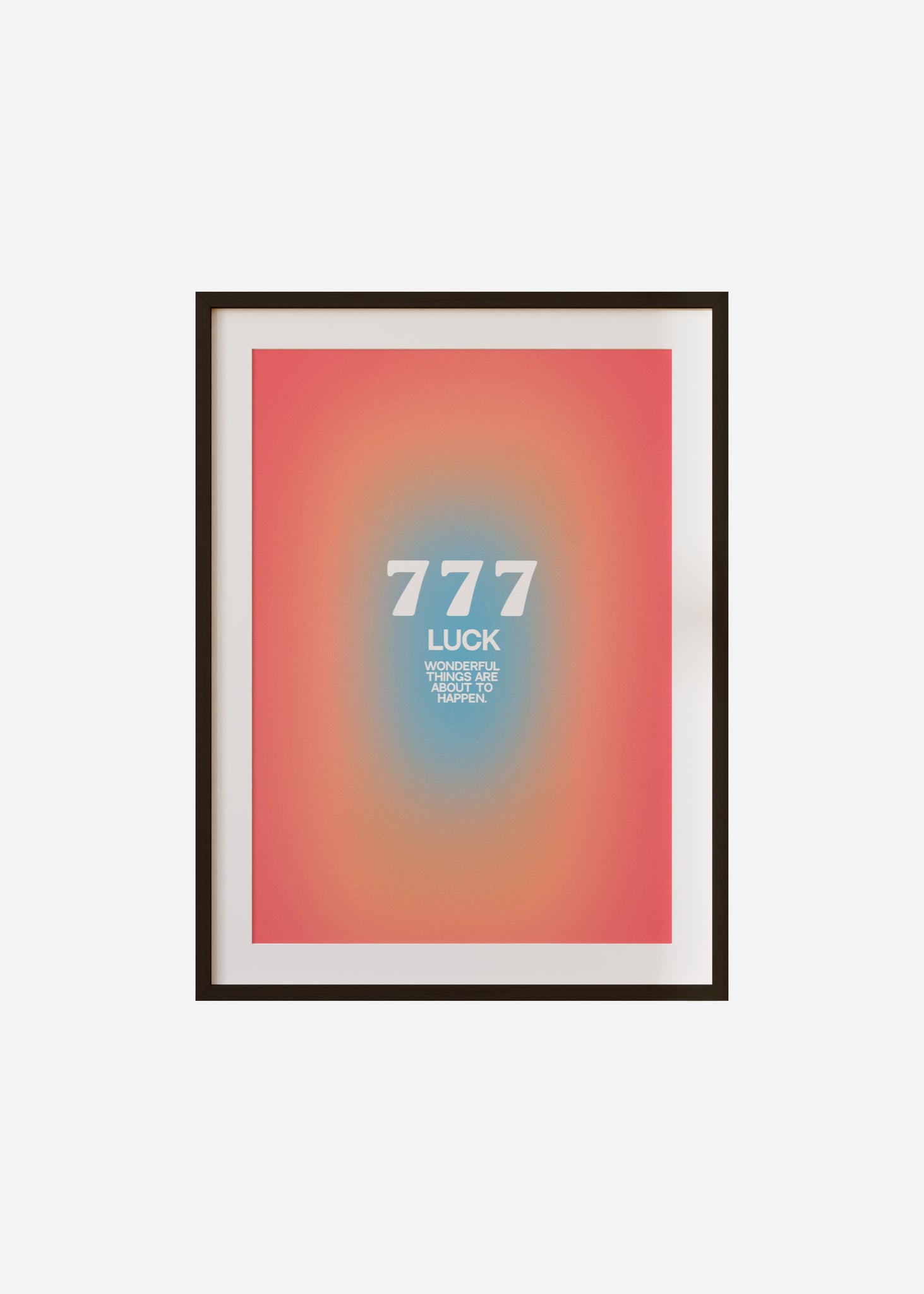 777 Framed & Mounted Print