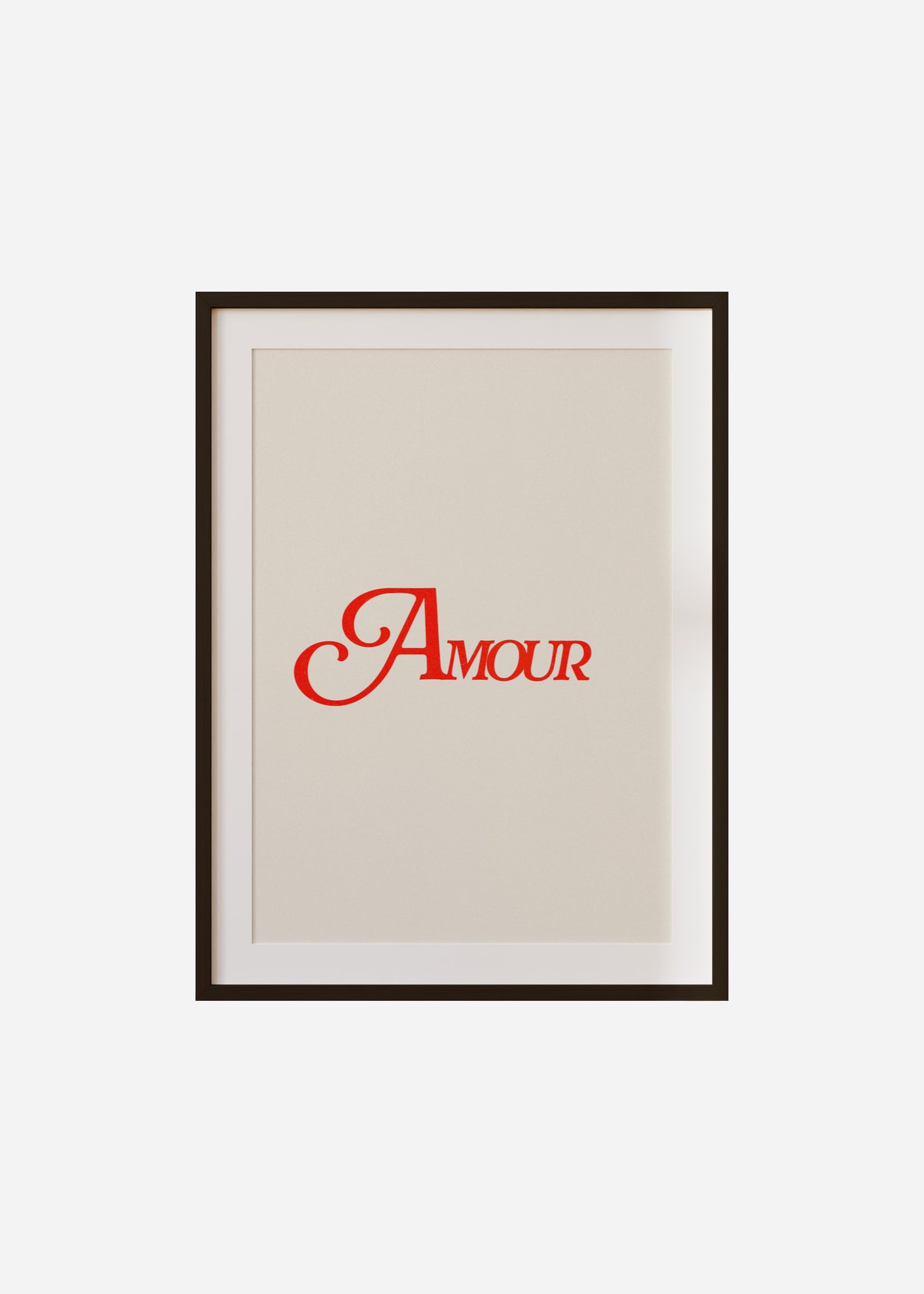 Amour Framed & Mounted Print