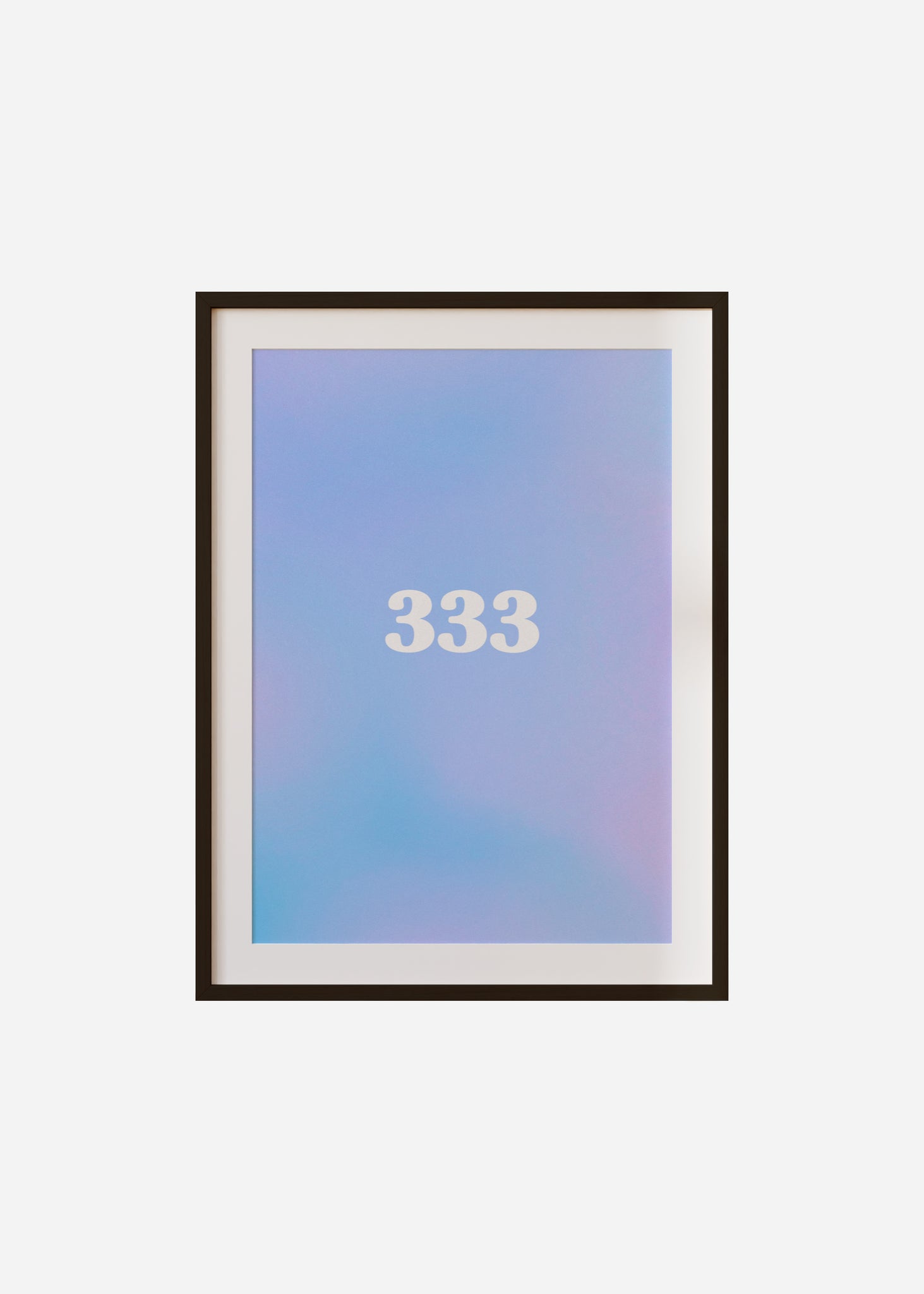 Angel Number 333 Framed & Mounted Print
