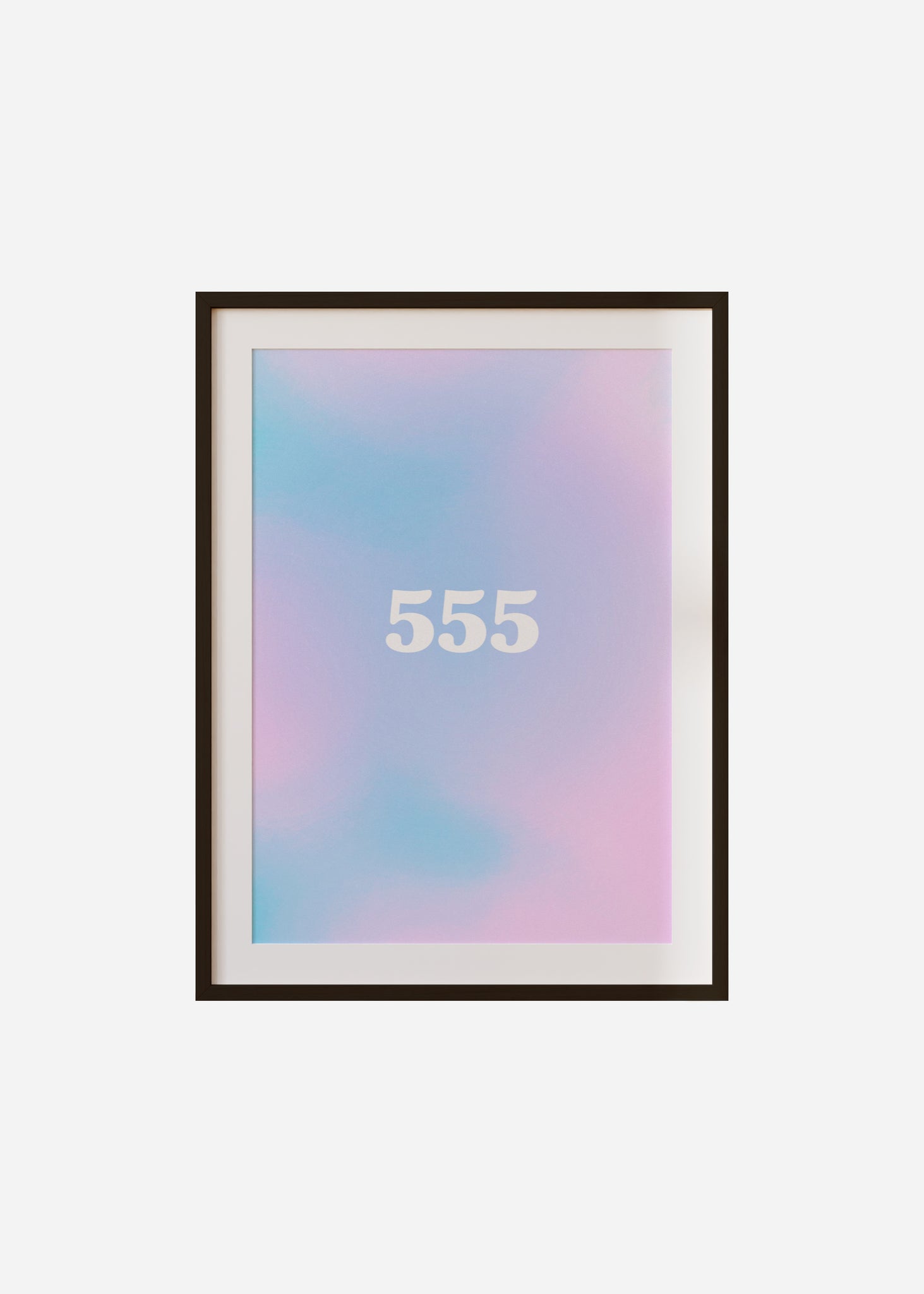 Angel Number 555 Framed & Mounted Print