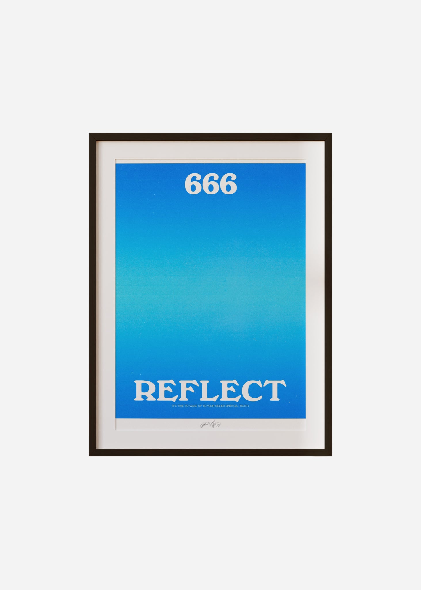 Angel Number 666 Framed & Mounted Print