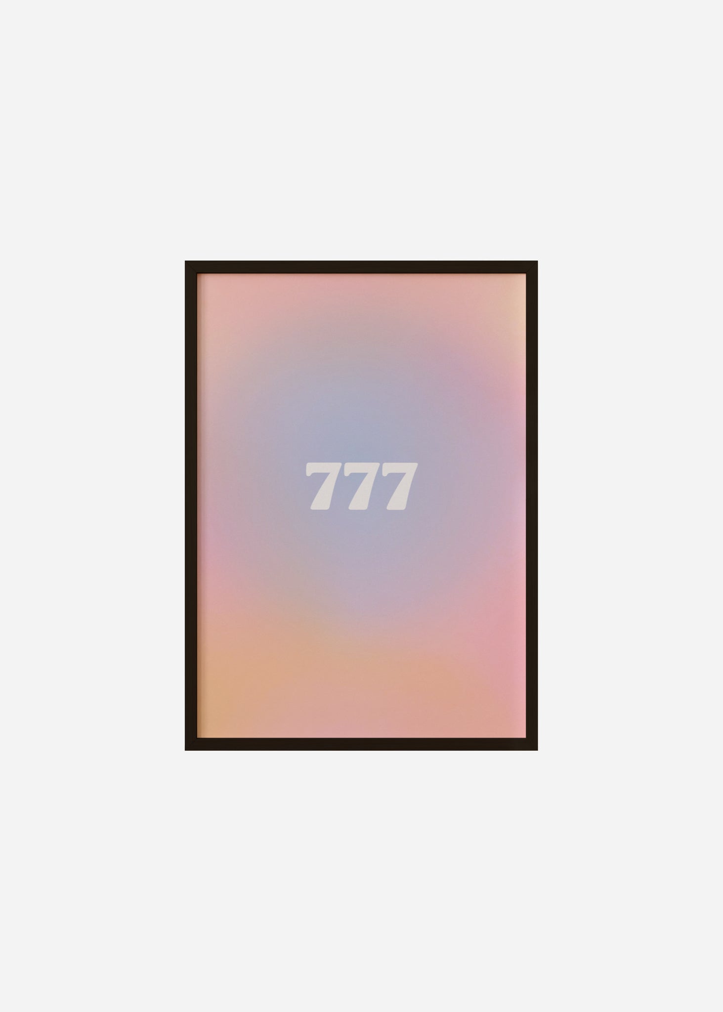 Angel Number 777 Framed Print
