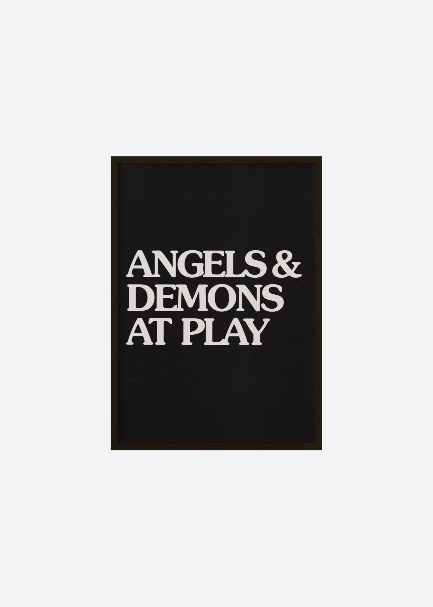 angels & demons Framed Print
