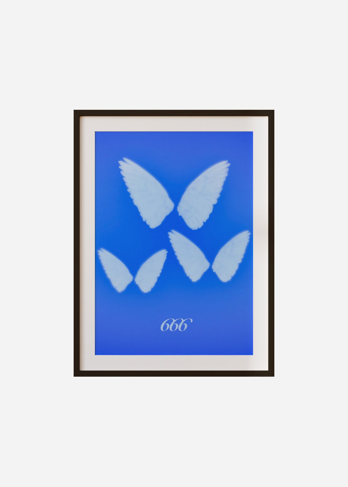 Angel Wings 666 Framed & Mounted Print