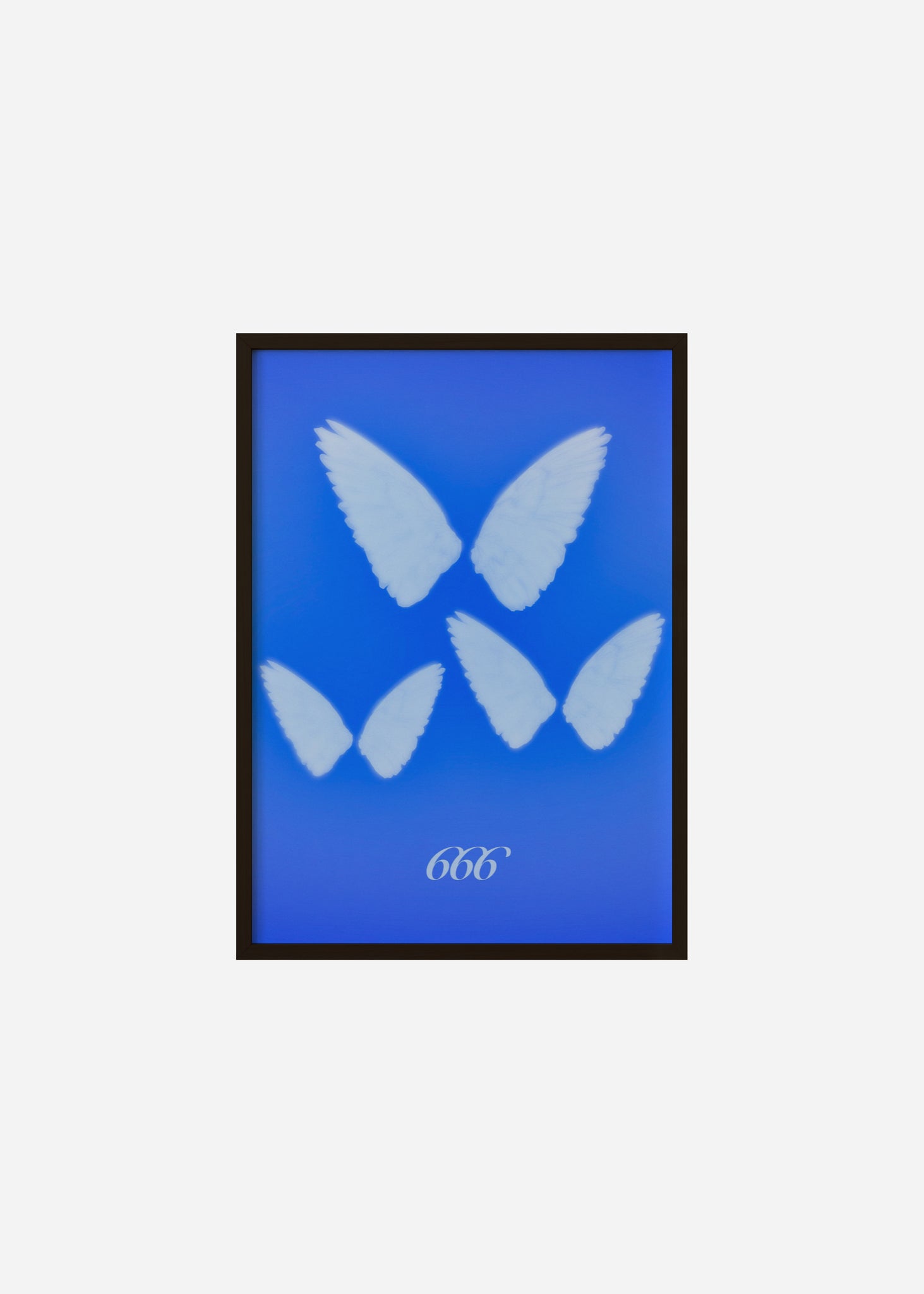 Angel Wings 666 Framed Print