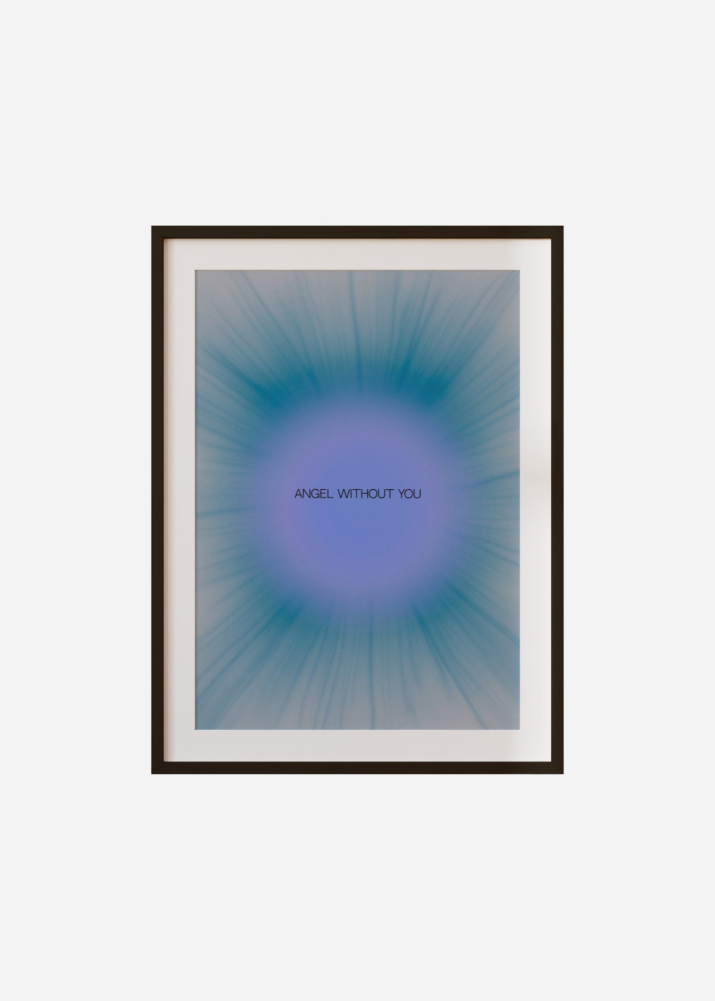 angel without you Framed & Mounted Print