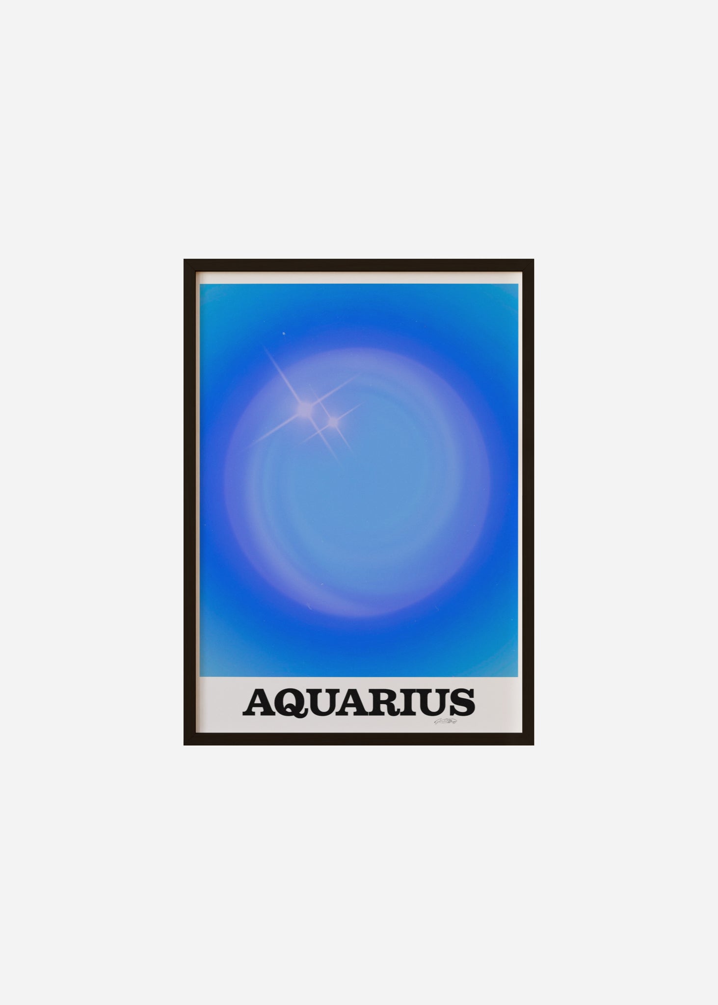 Aquarius Aura Framed Print