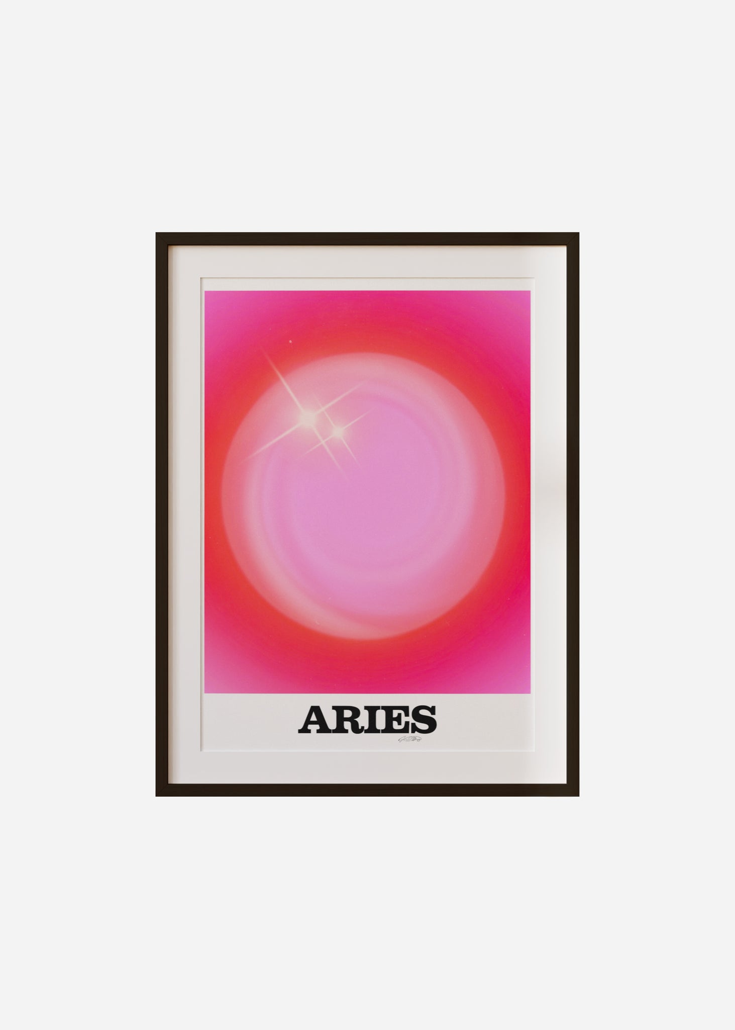 Aries Aura Framed & Mounted Print