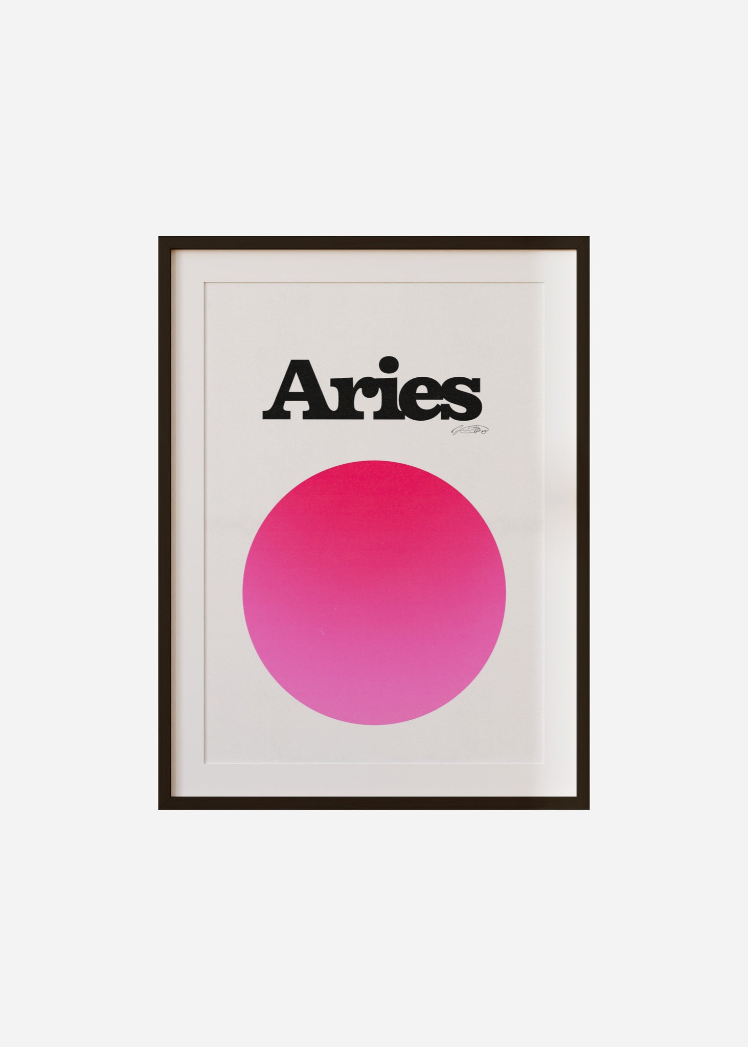 Aries Aura Framed & Mounted Print