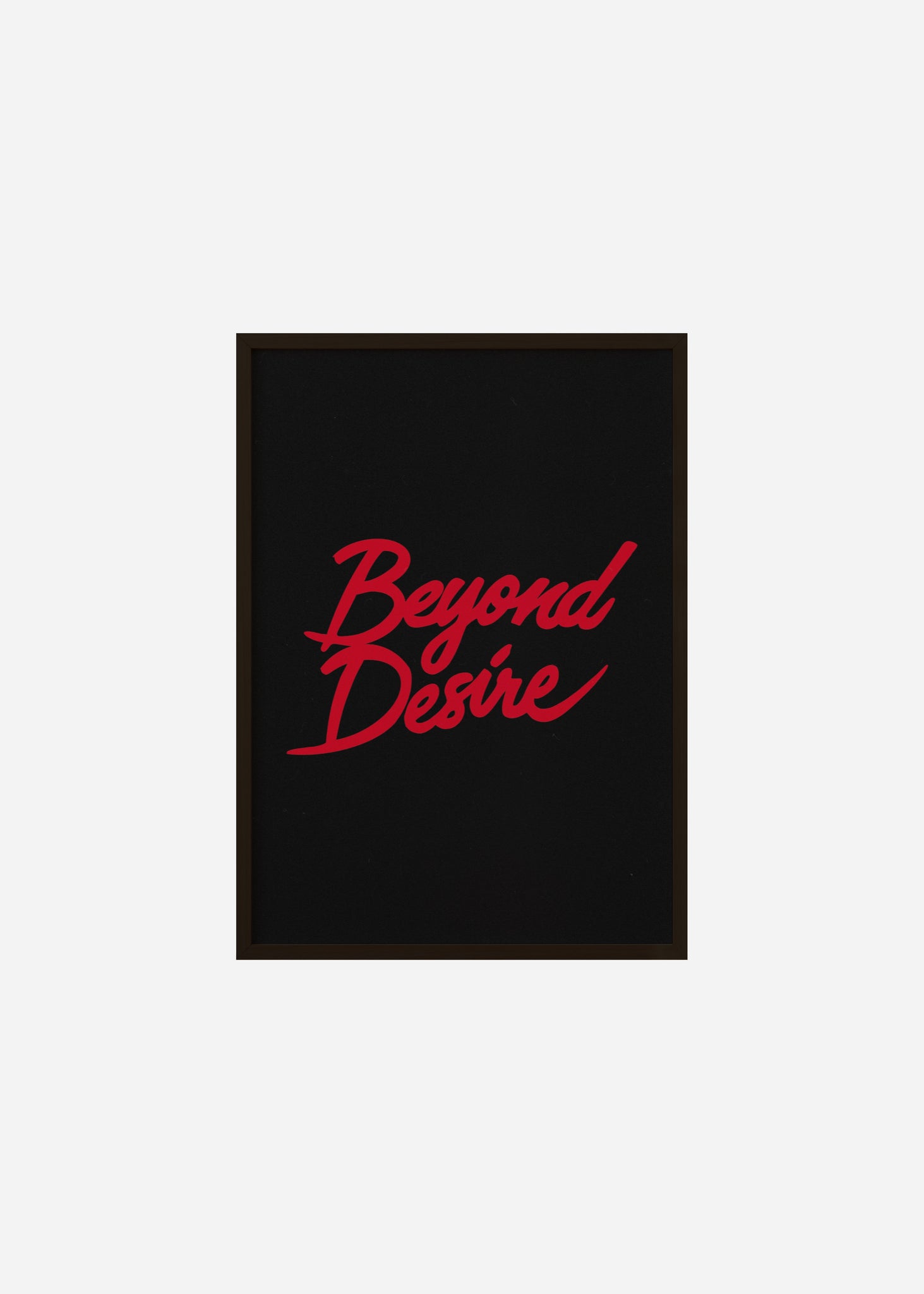 beyond desire Framed Print