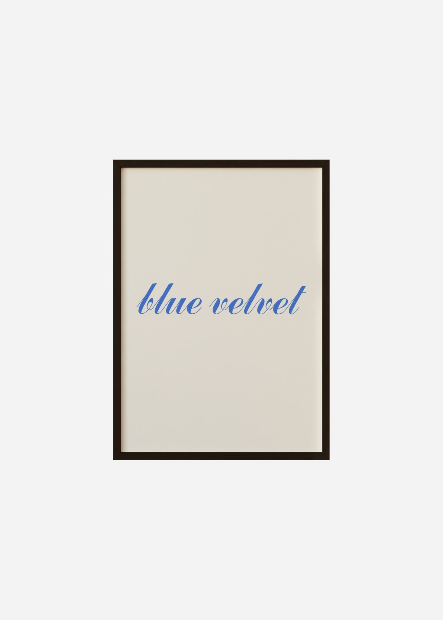 blue velvet Framed Print