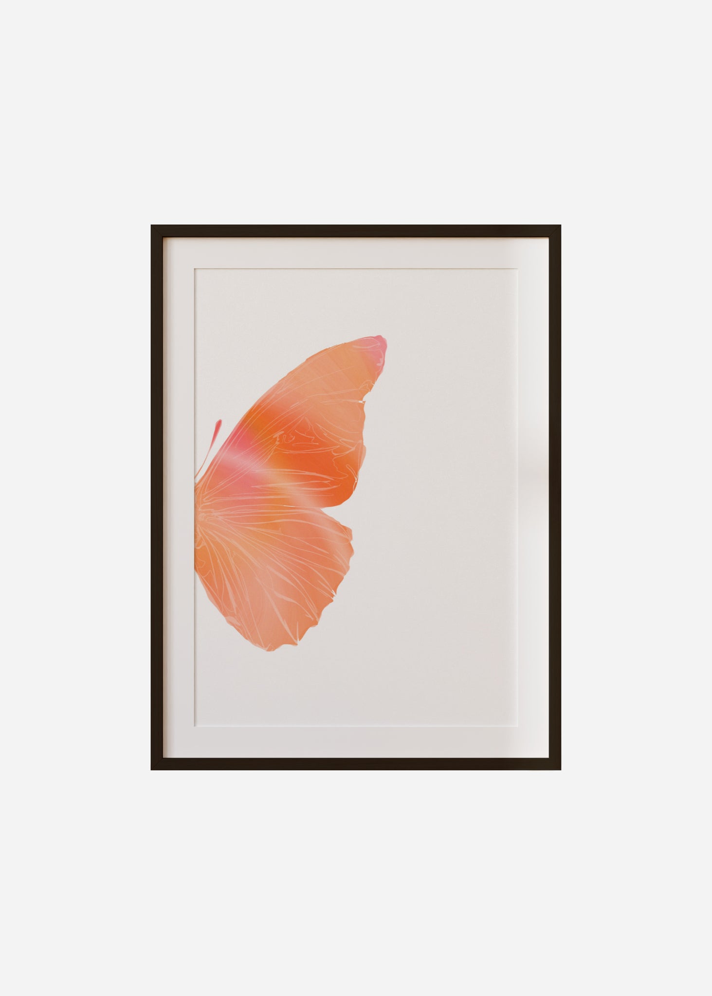 Butterfly Wings / Sunset Reflect 2/2 Framed & Mounted Print