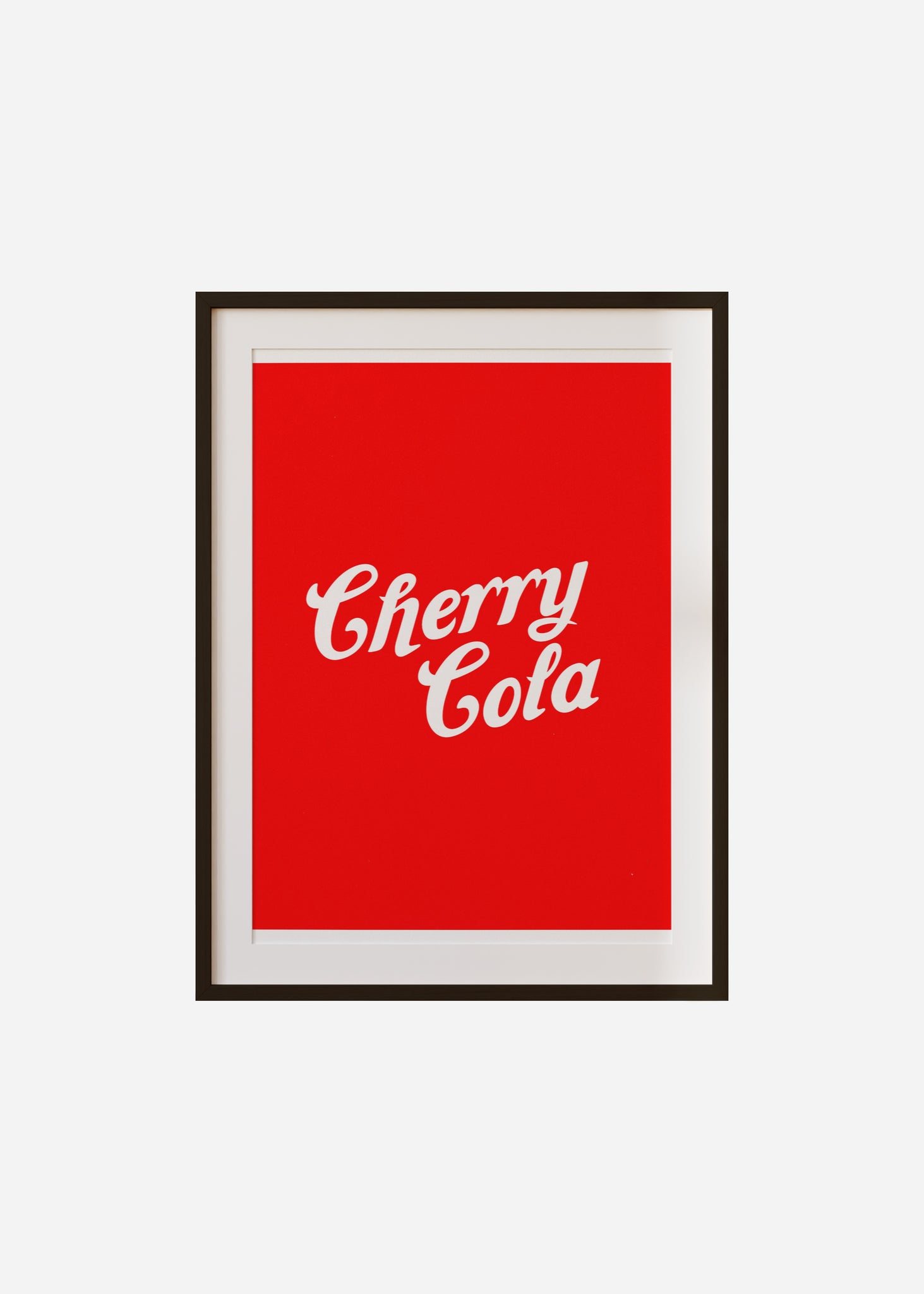 cherry cola Framed & Mounted Print