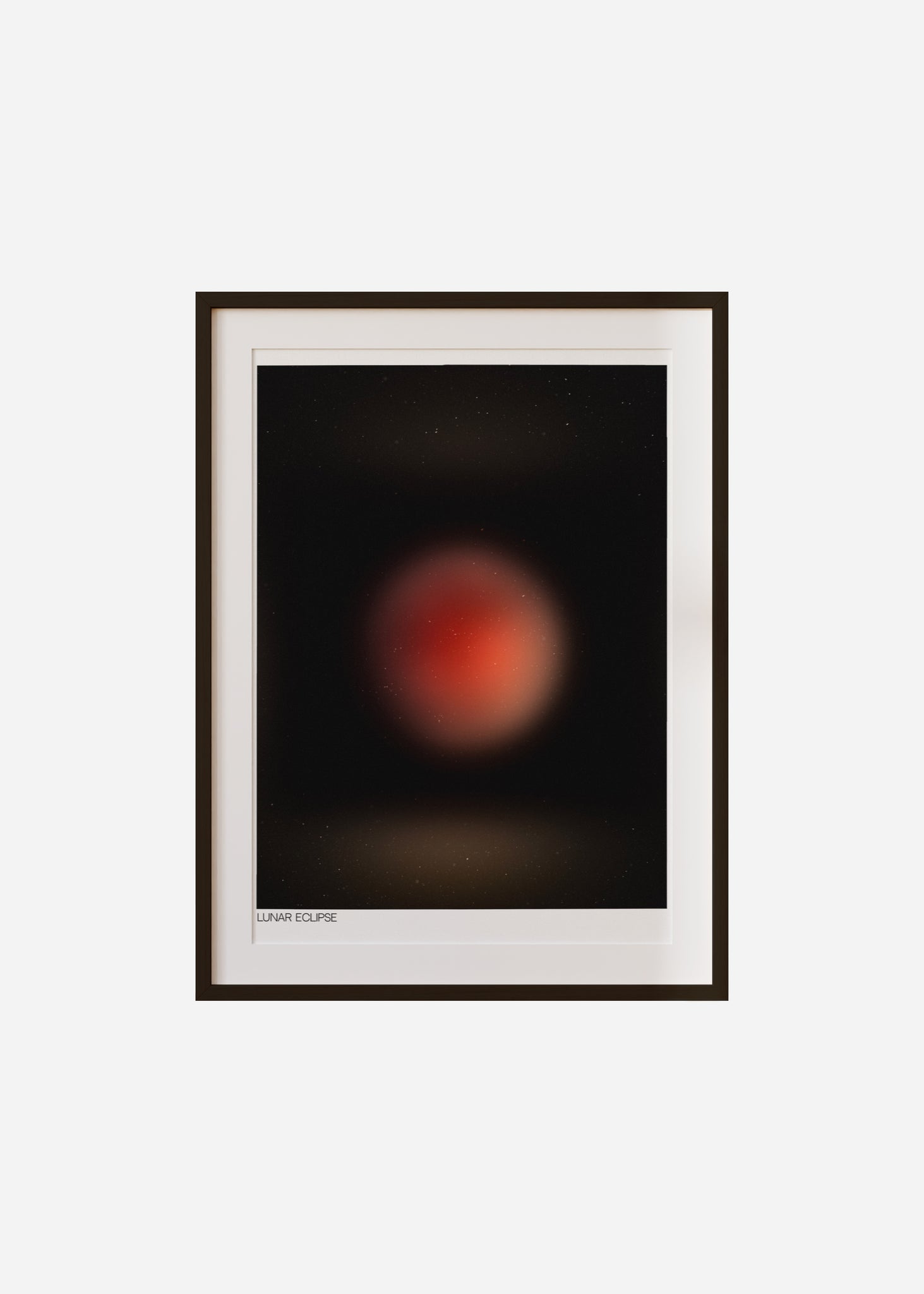 lunar eclipse Framed & Mounted Print