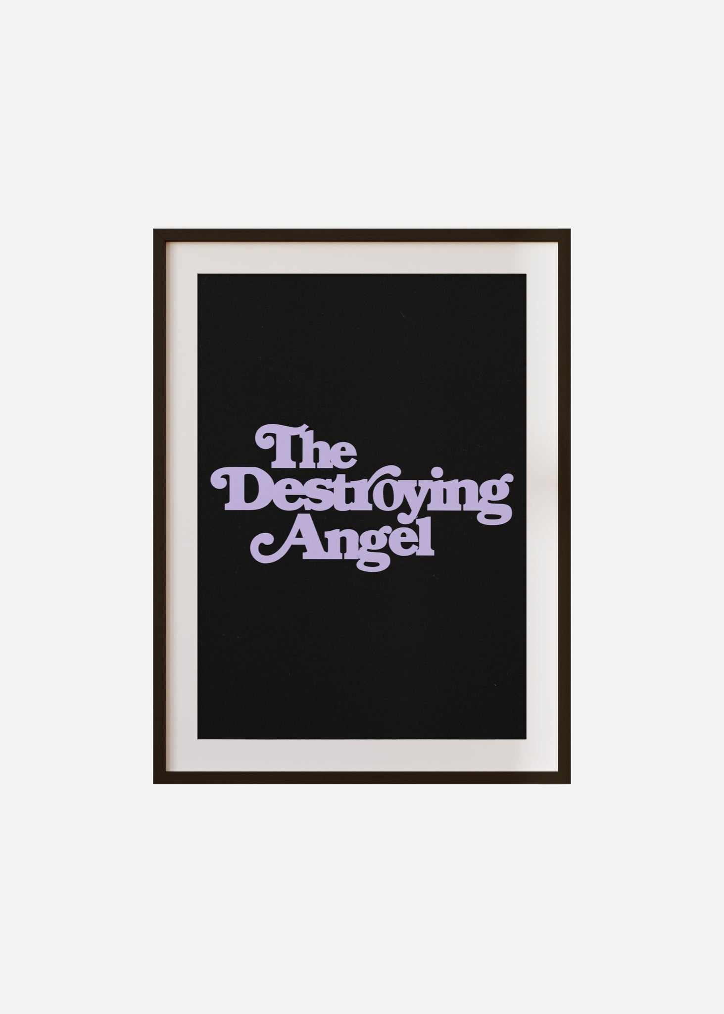 the destroying angel Framed & Mounted Print