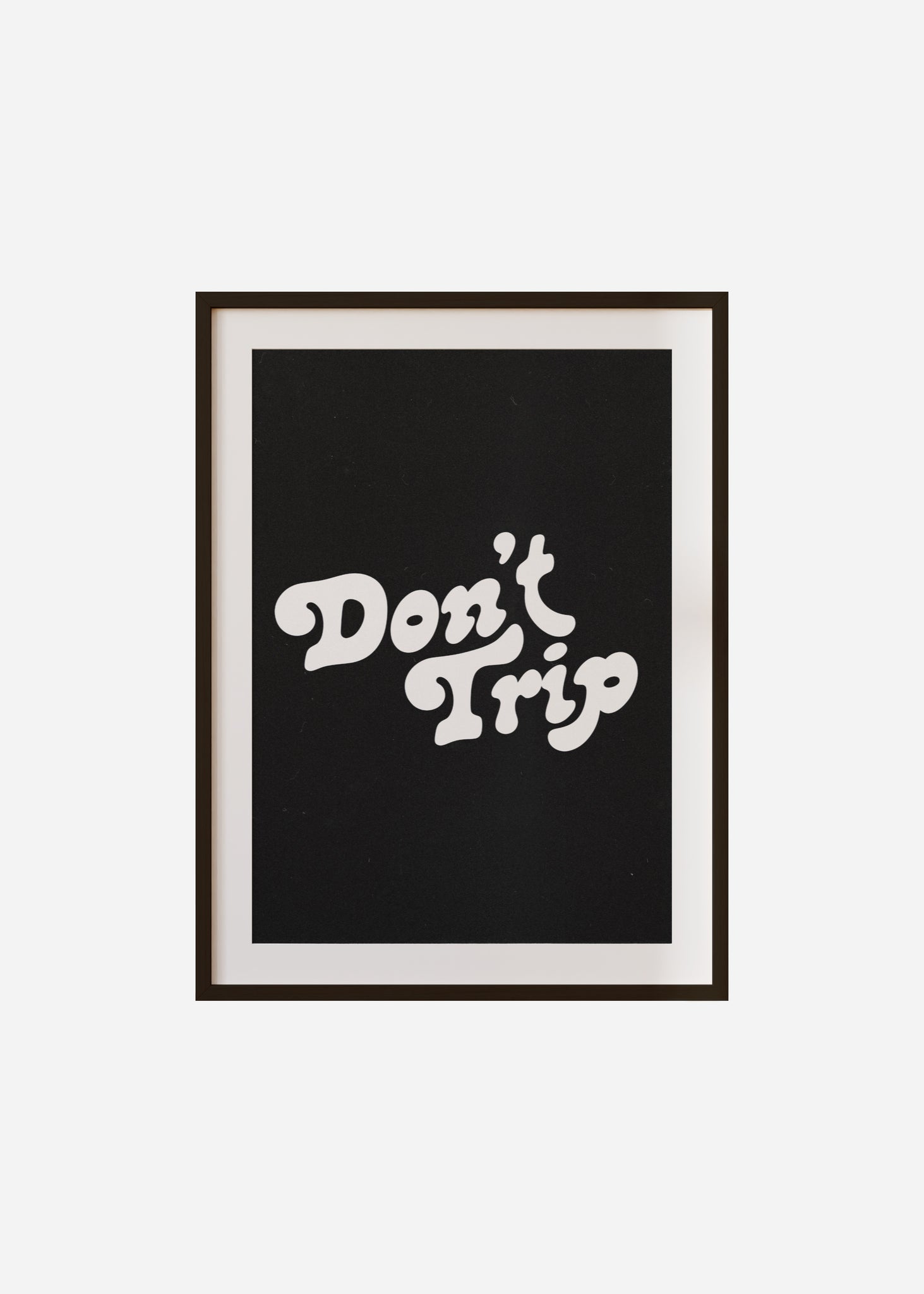 dont trip Framed & Mounted Print
