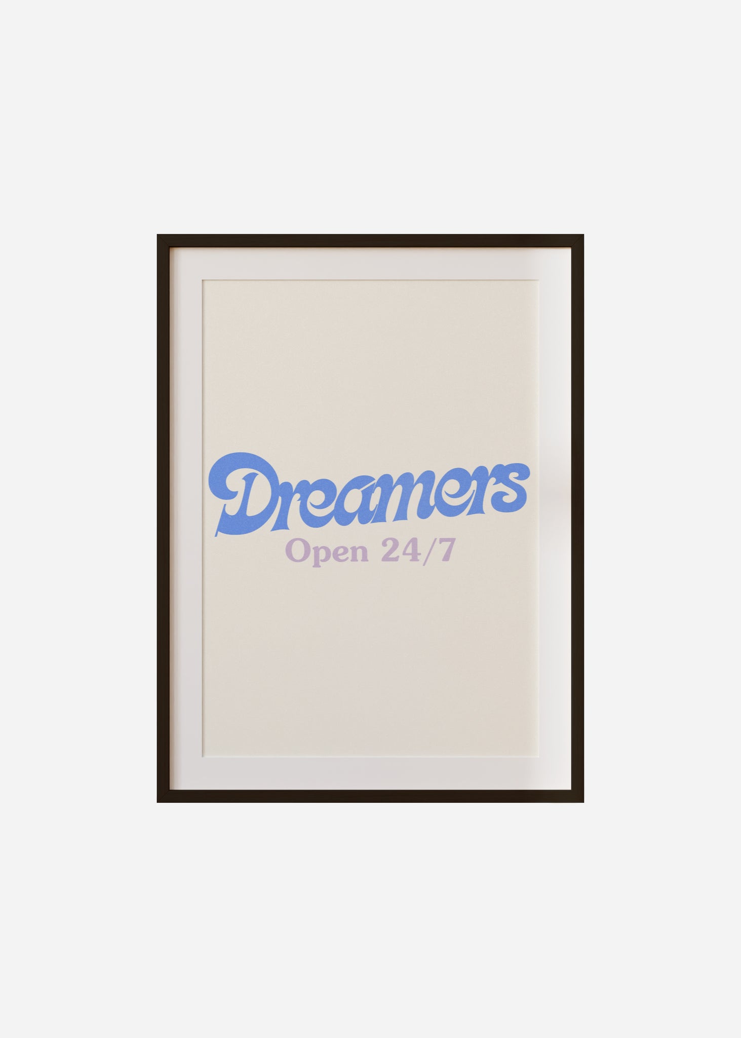 dreamers Framed & Mounted Print