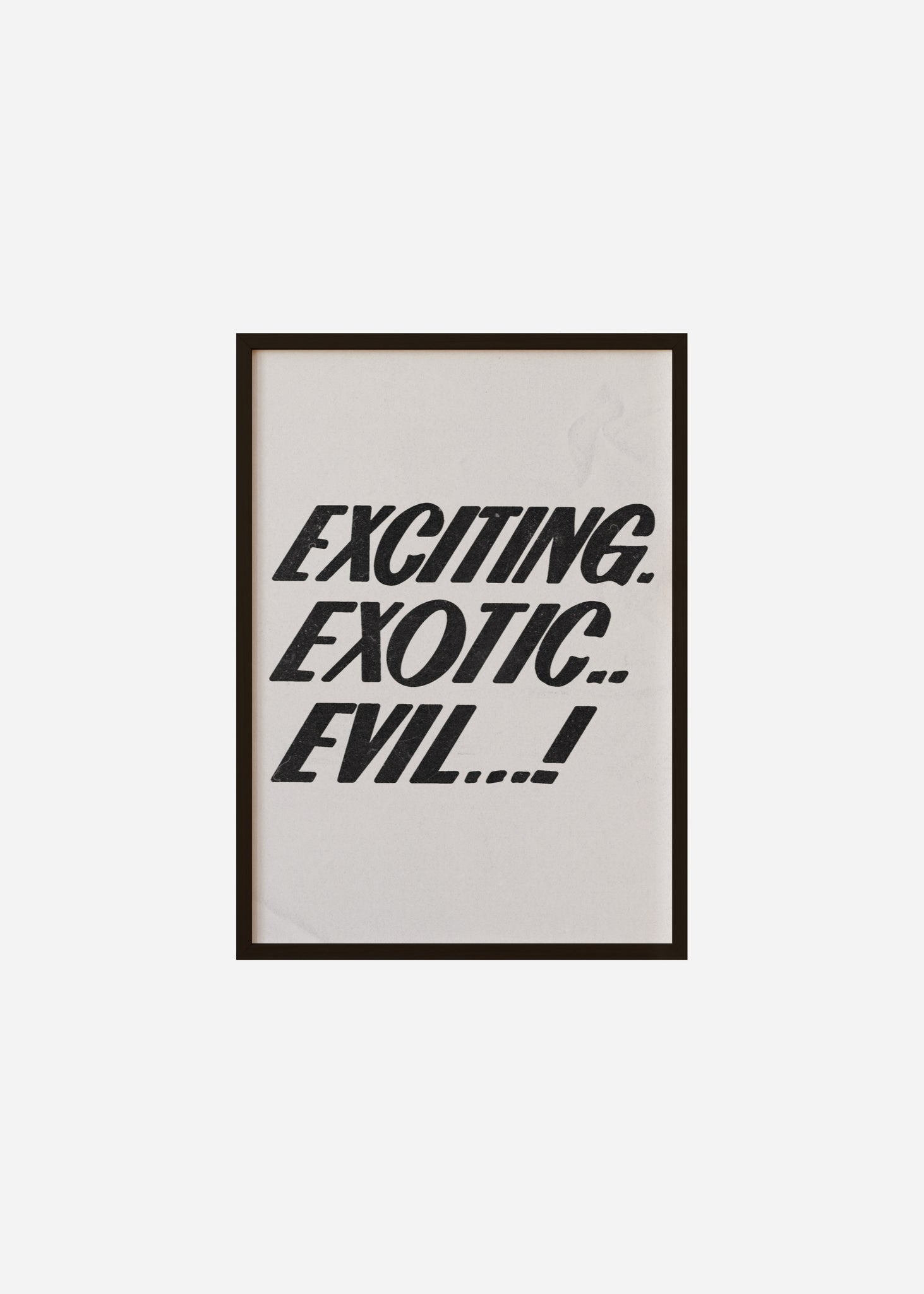 Exciting exotic evil! Framed Print