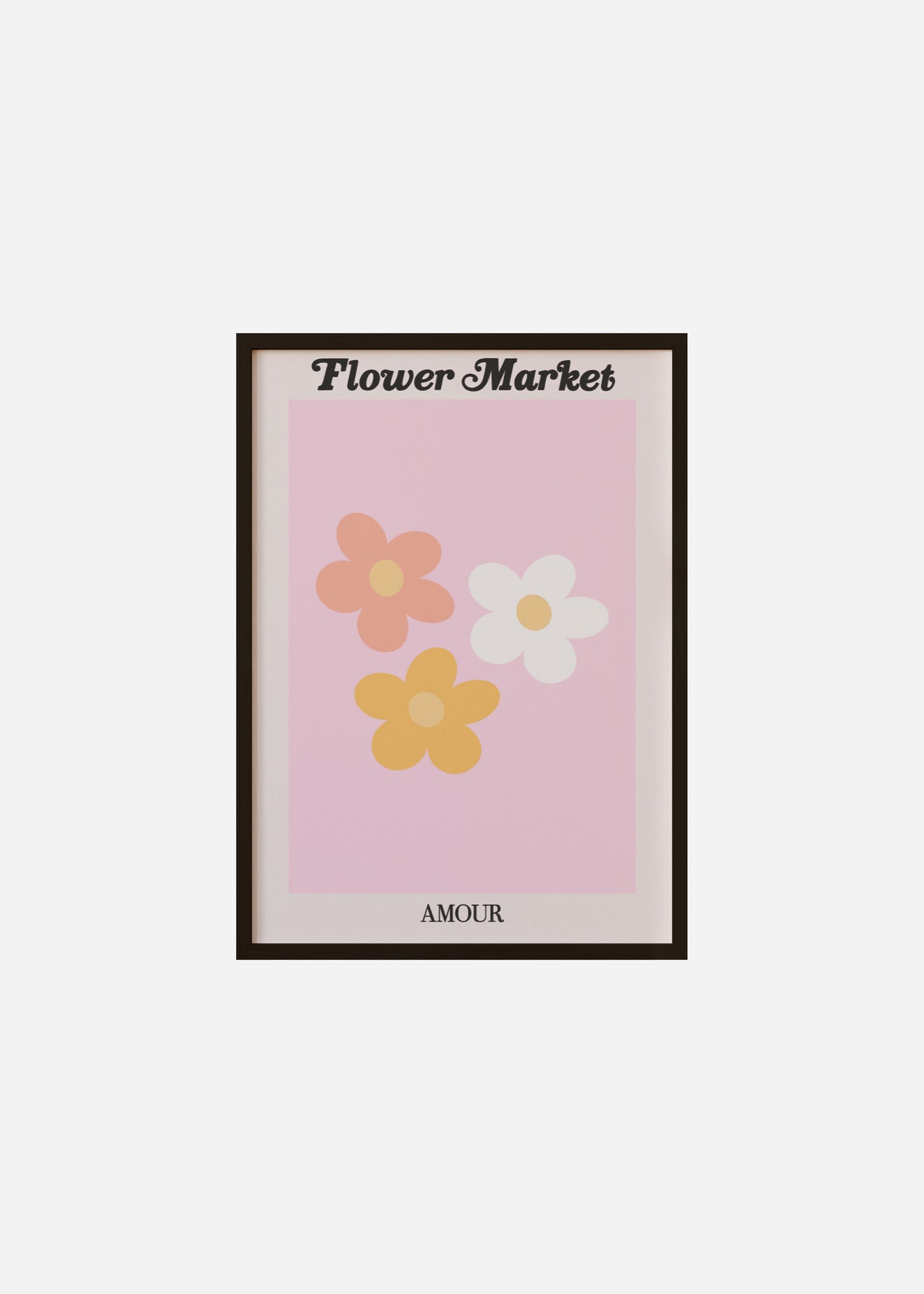 flower market / amour Framed Print