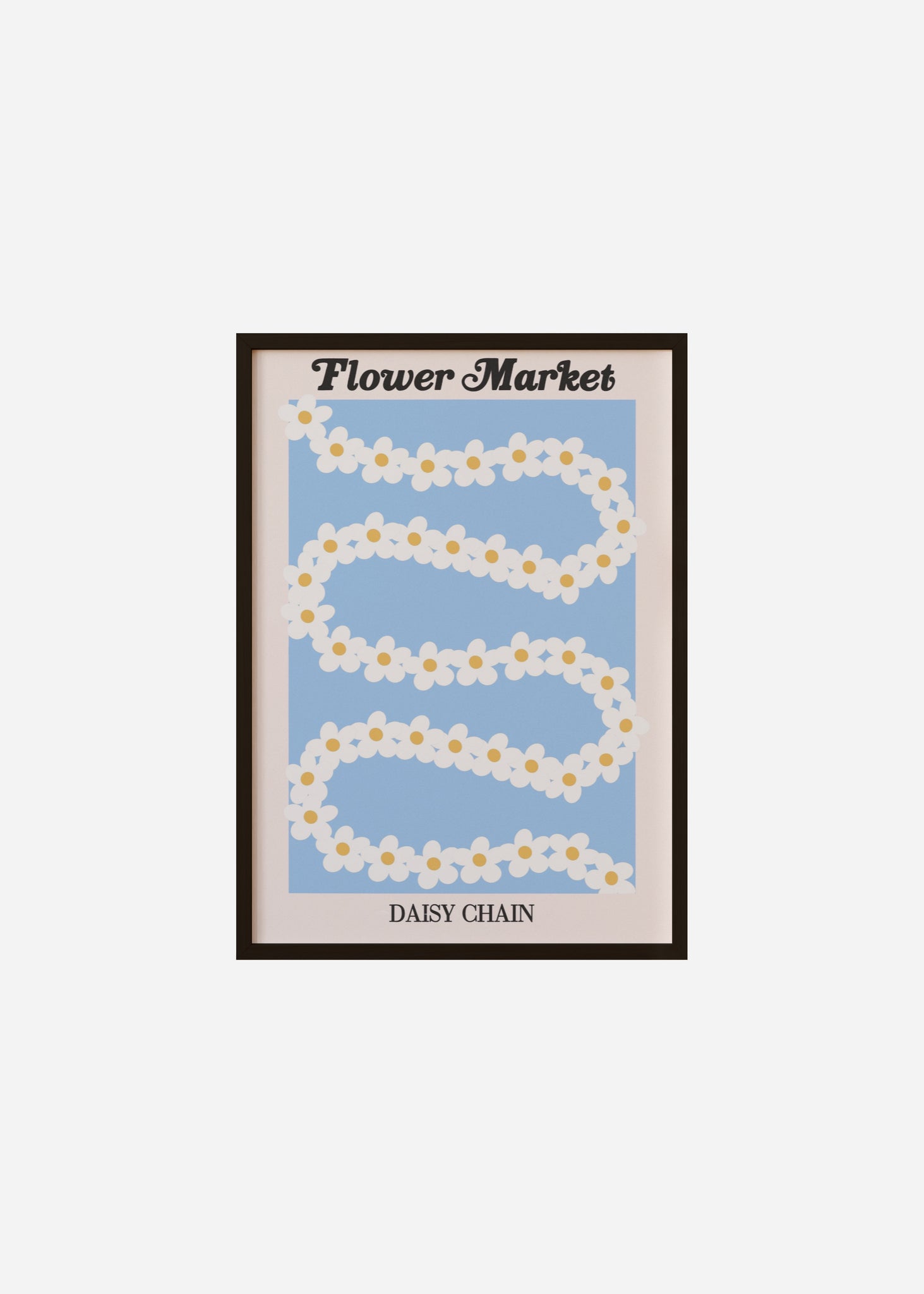flower market / daisy chain Framed Print