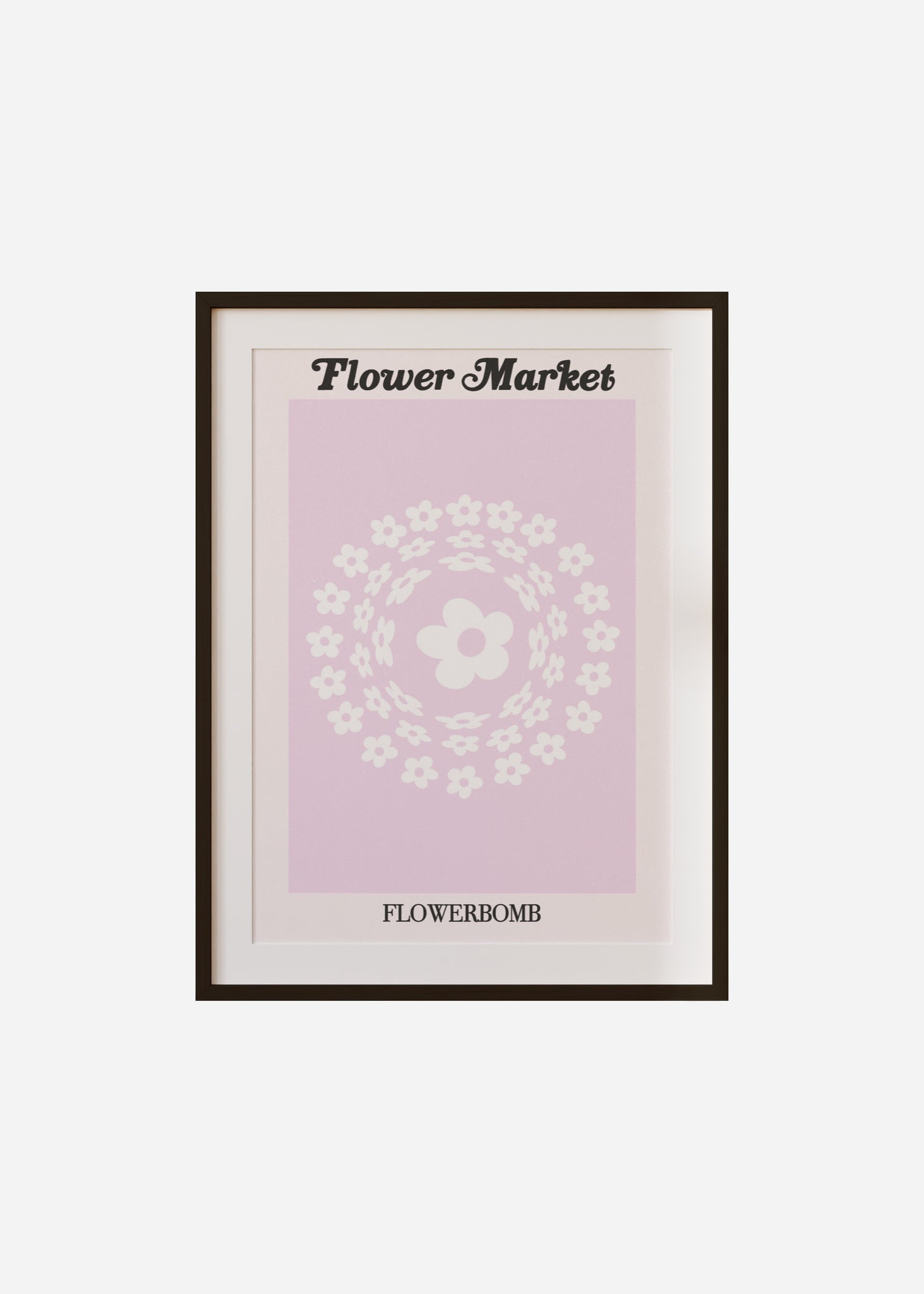 flower market / flowerbomb Framed & Mounted Print