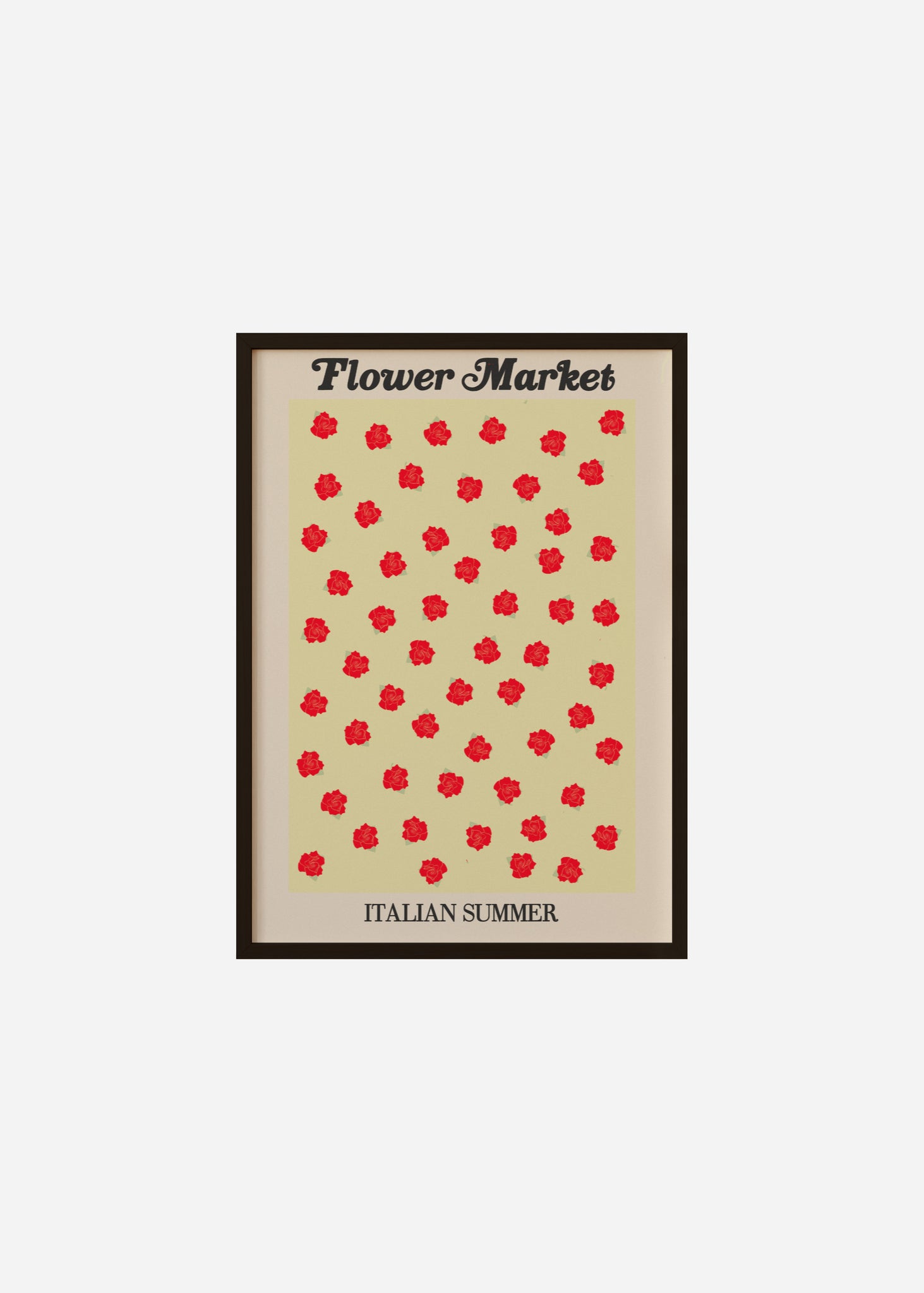 flower market / italian summer Framed Print