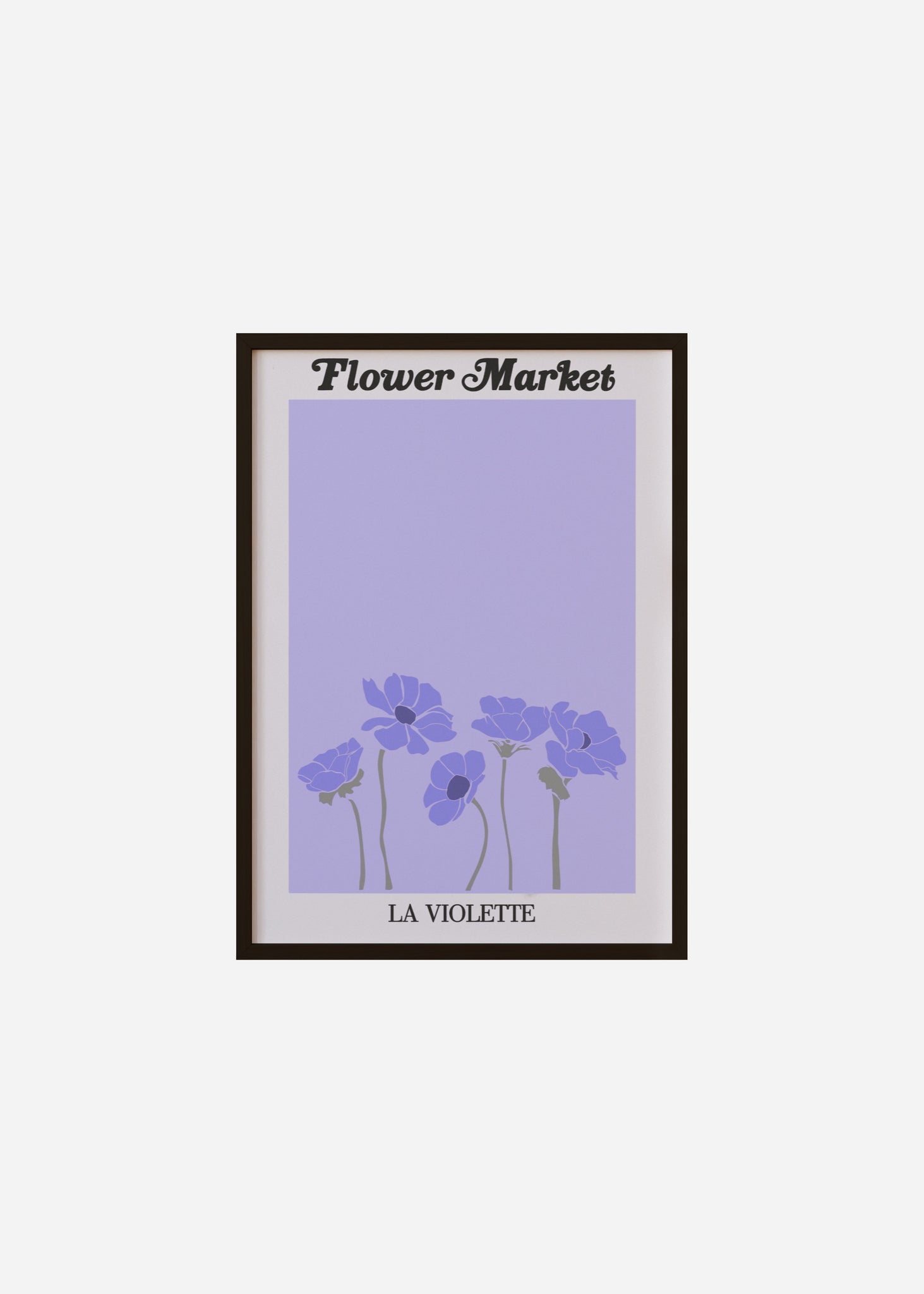 flower market / la violette Framed Print