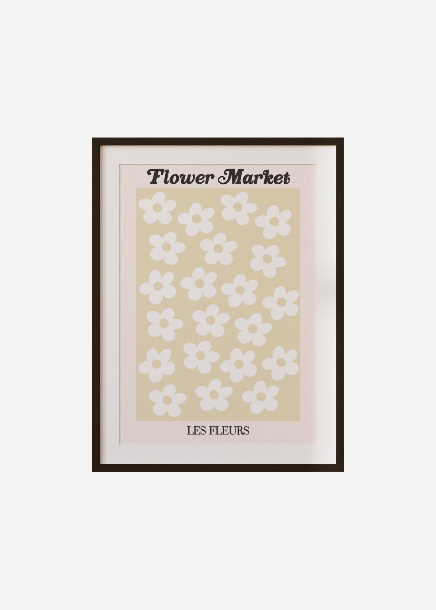 flower market / les fleurs Framed & Mounted Print