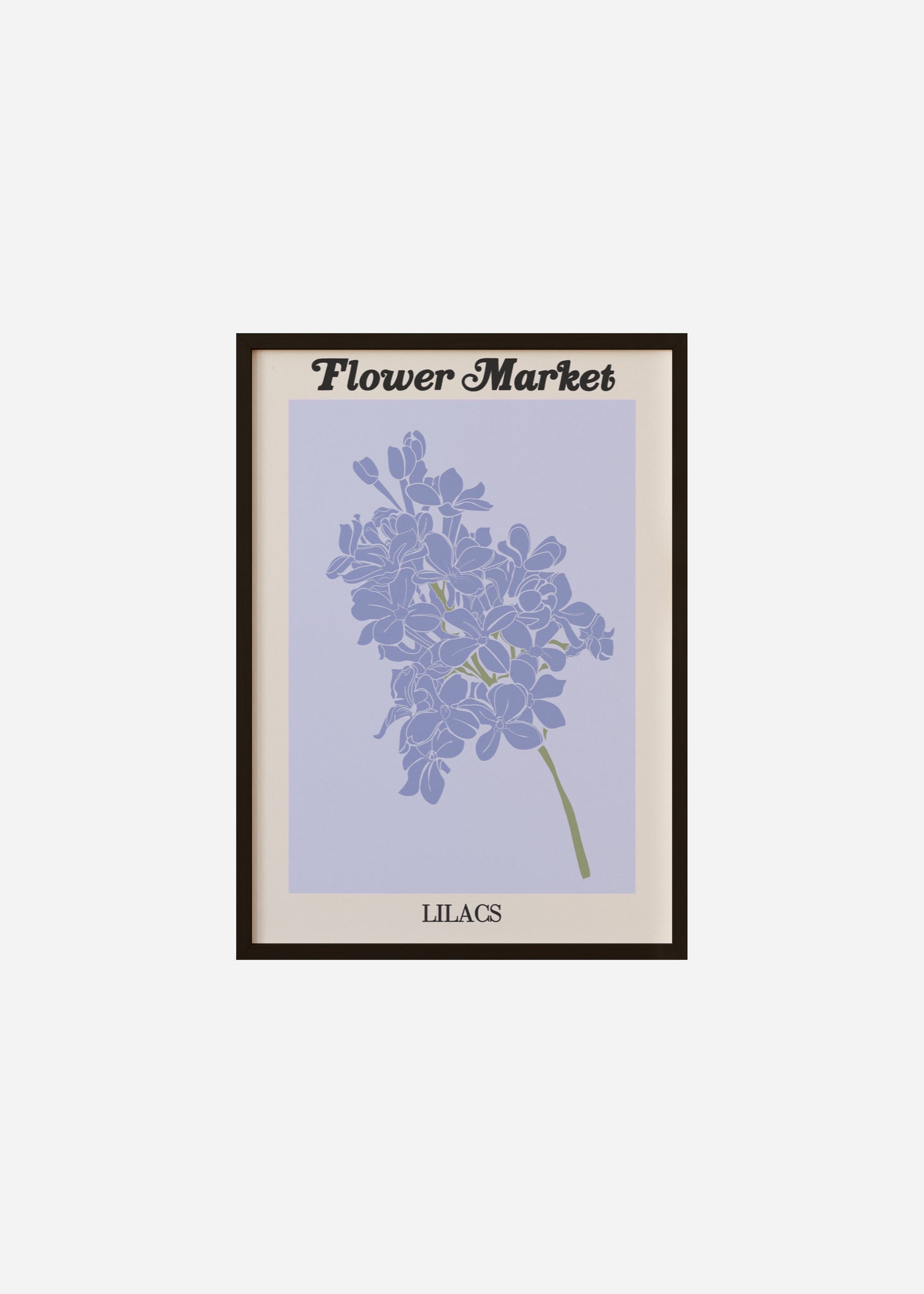 flower market / lilacs Framed Print
