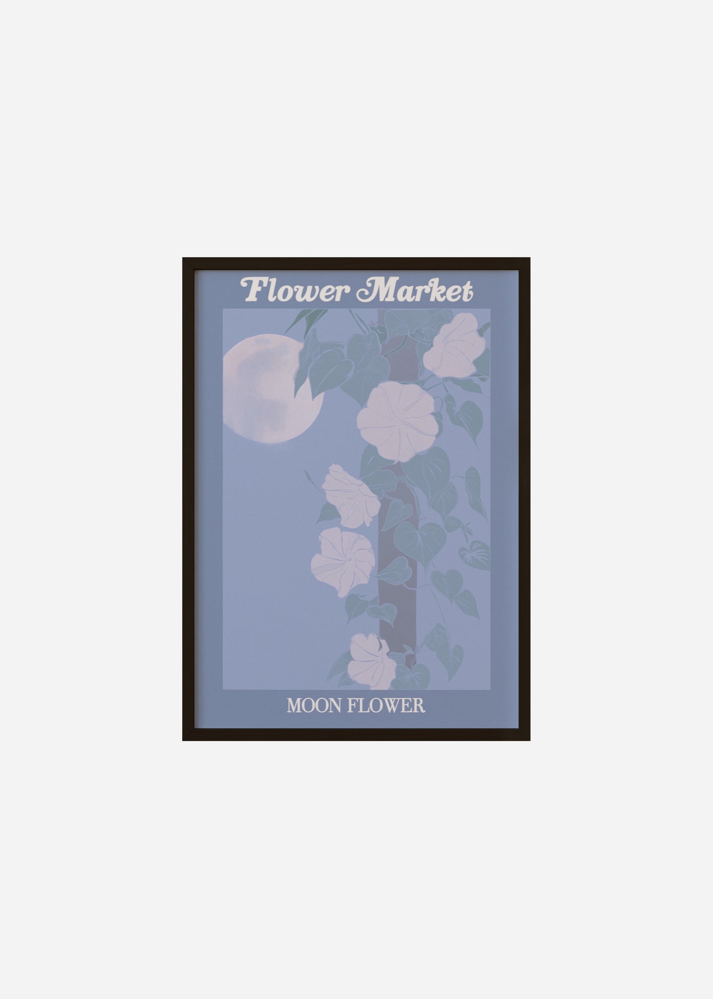 flower market / moon flower Framed Print