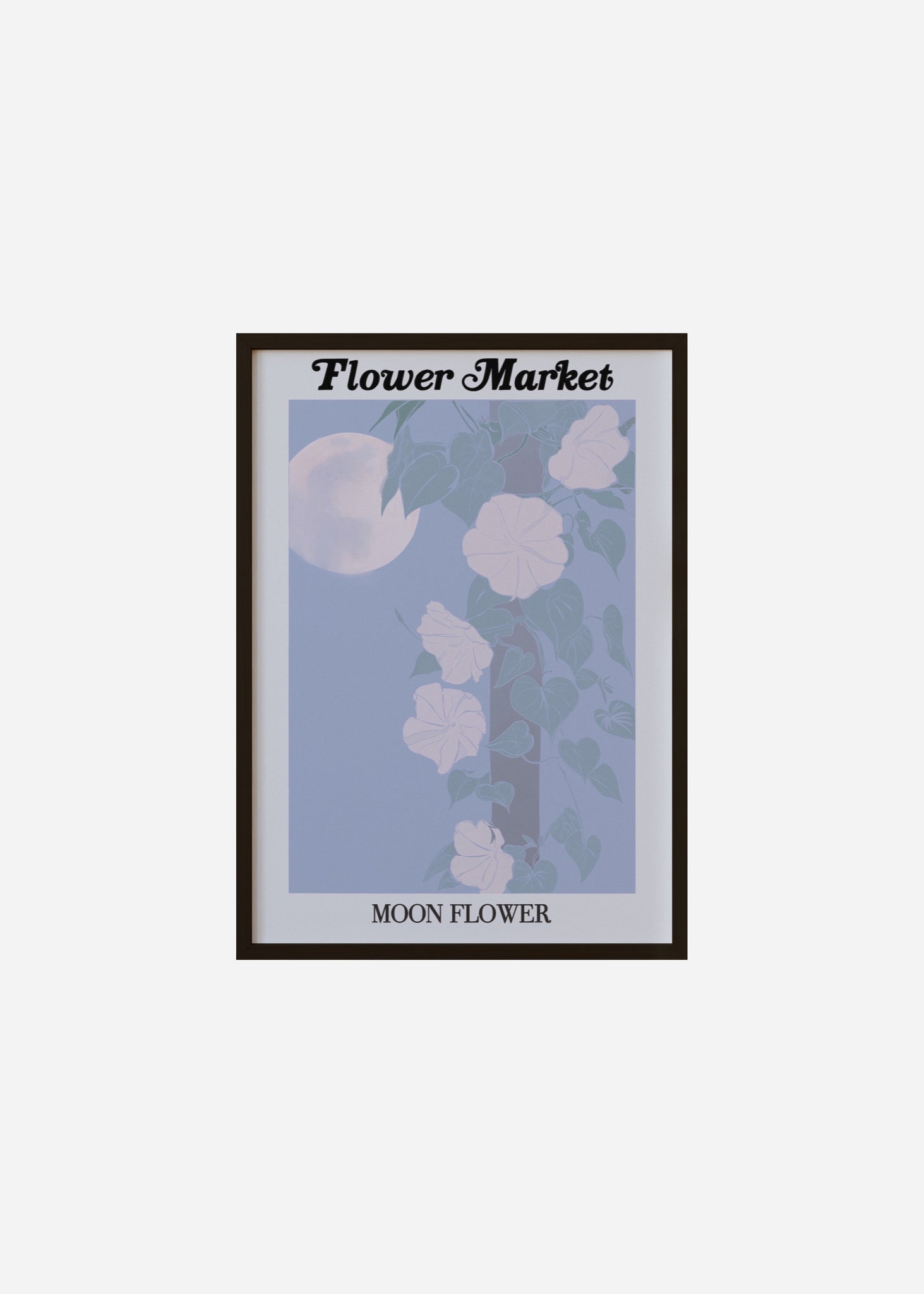 flower market / moon flower Framed Print