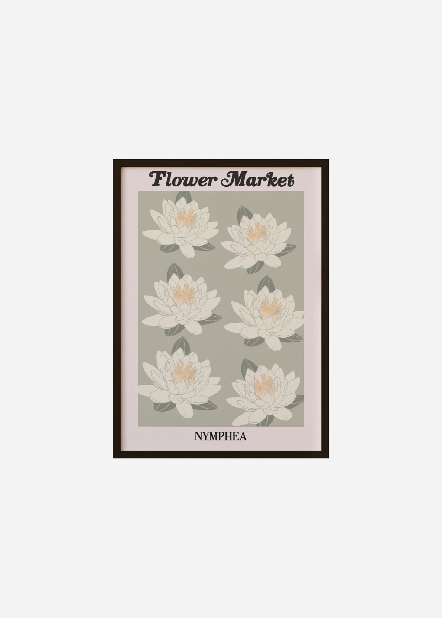 flower market / nymphea Framed Print