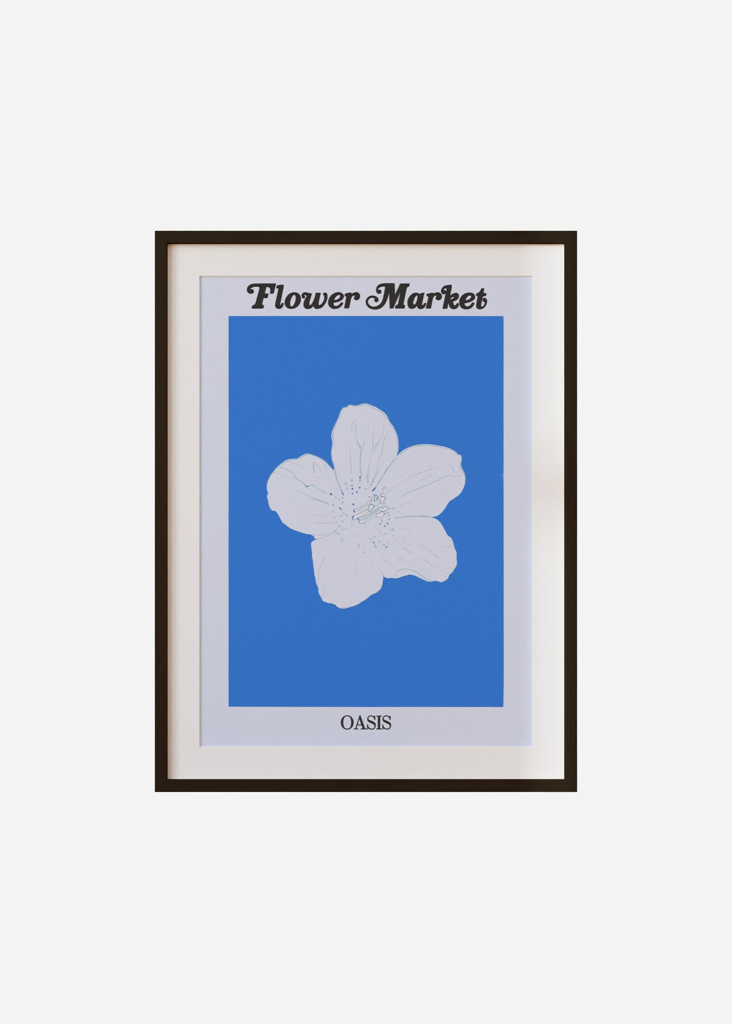 flower market / oasis Framed & Mounted Print