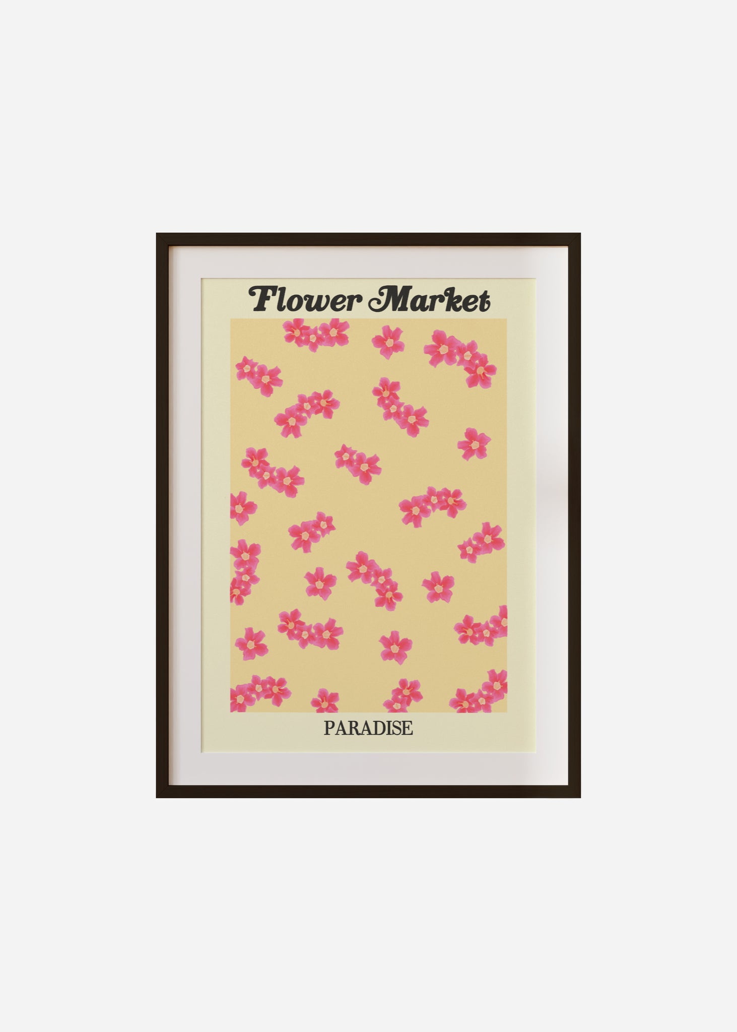 flower market / paradise Framed & Mounted Print