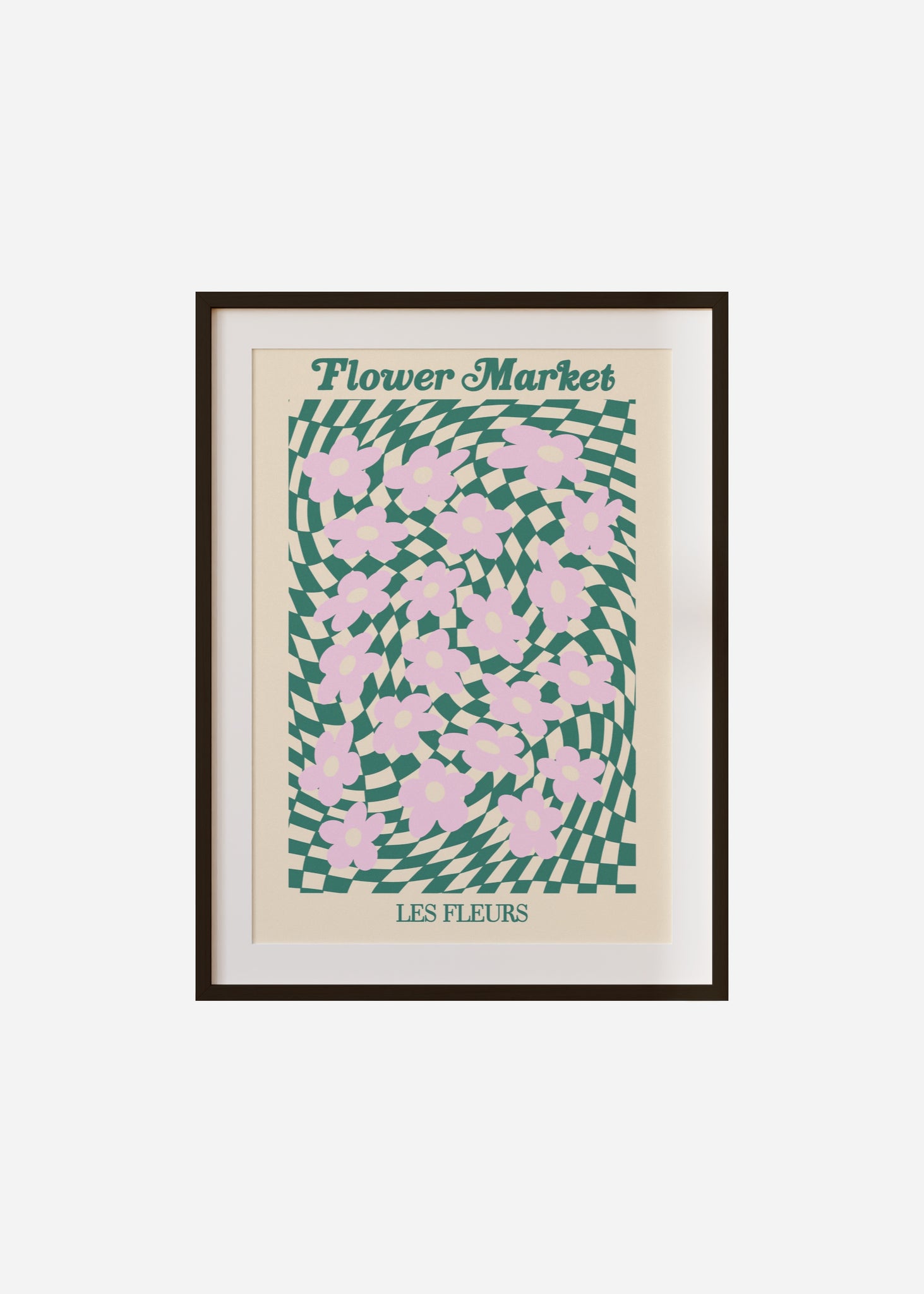 flower market / psychedelic Framed & Mounted Print