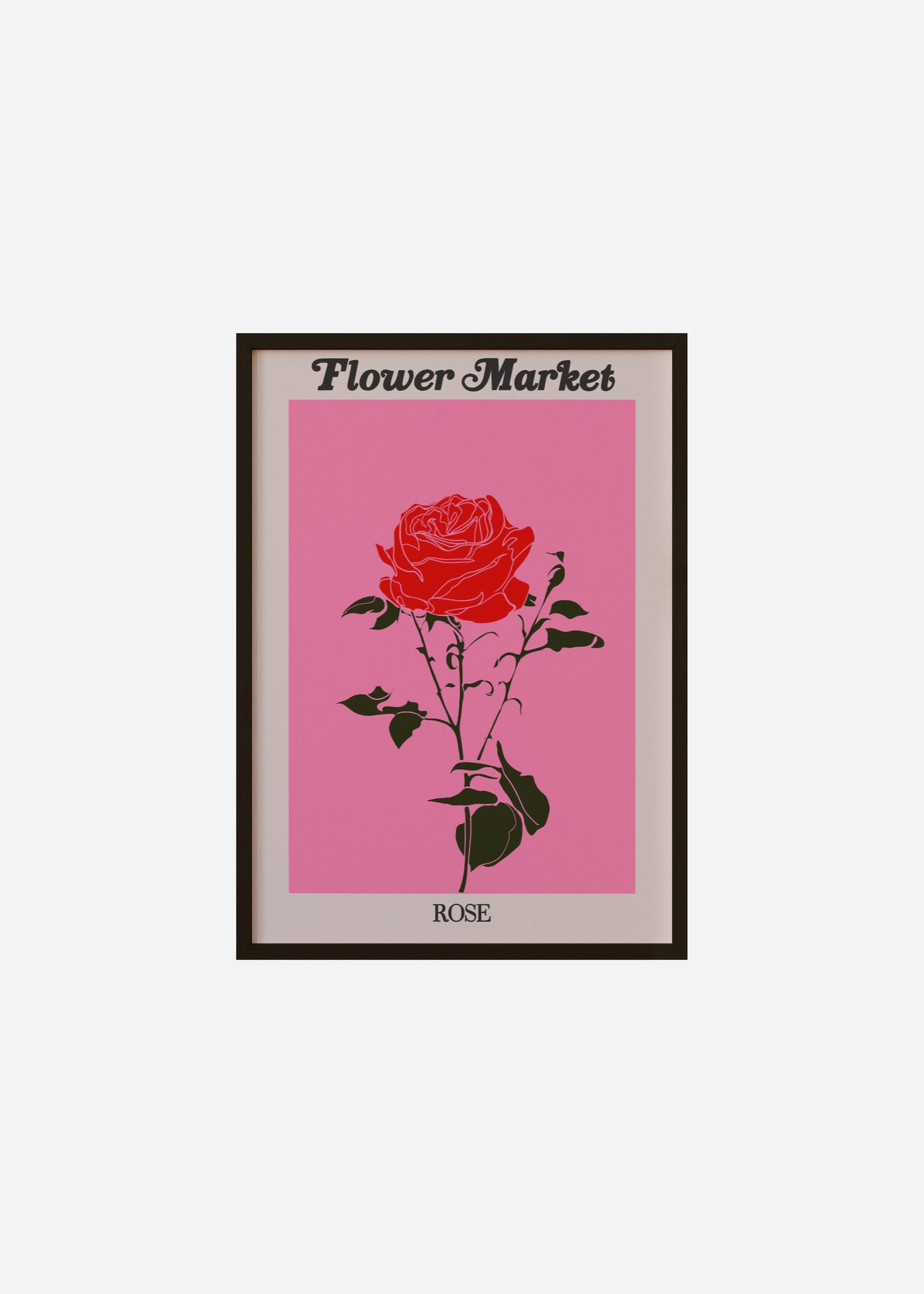 flower market / rose Framed Print
