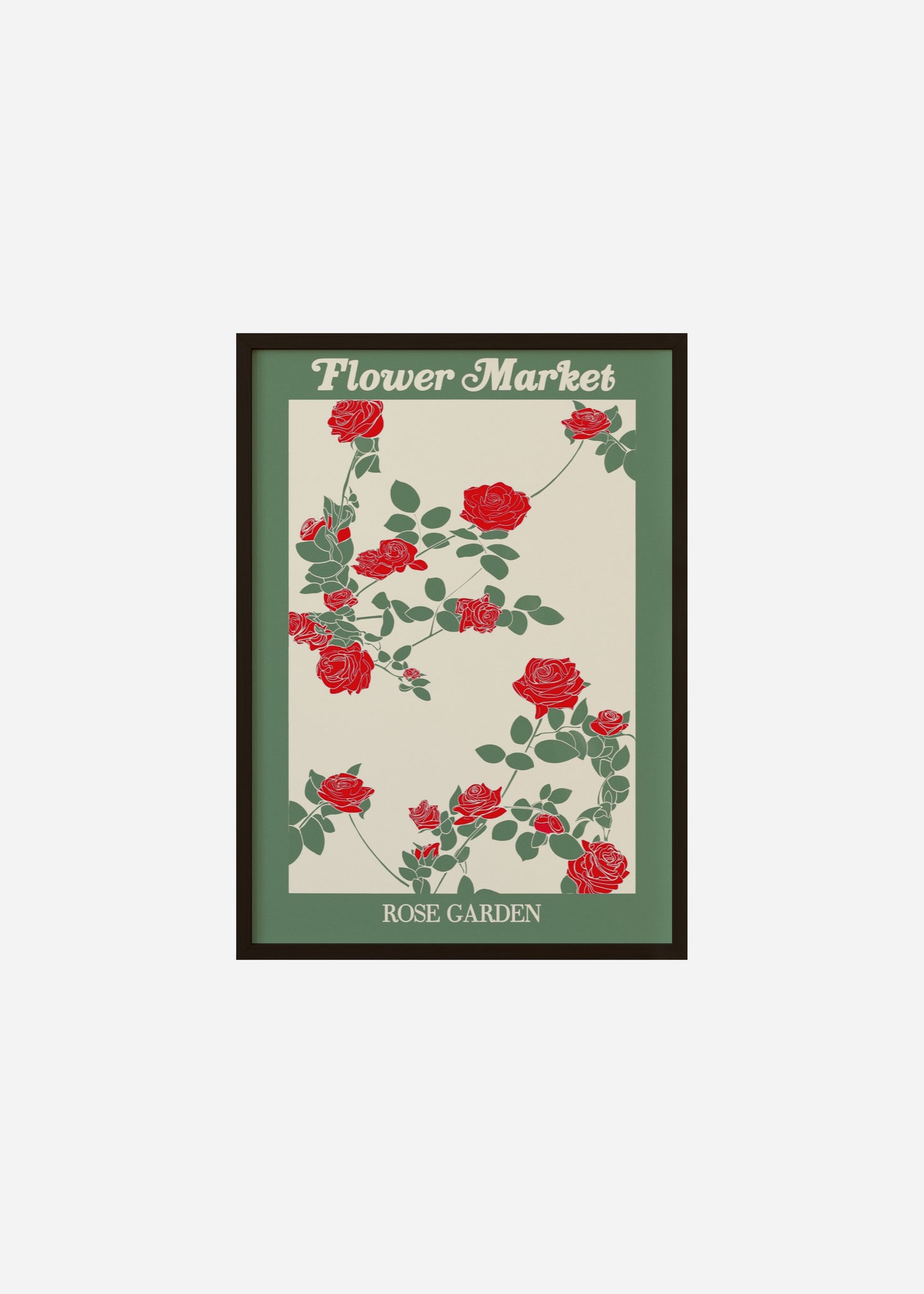 flower market / rose garden Framed Print