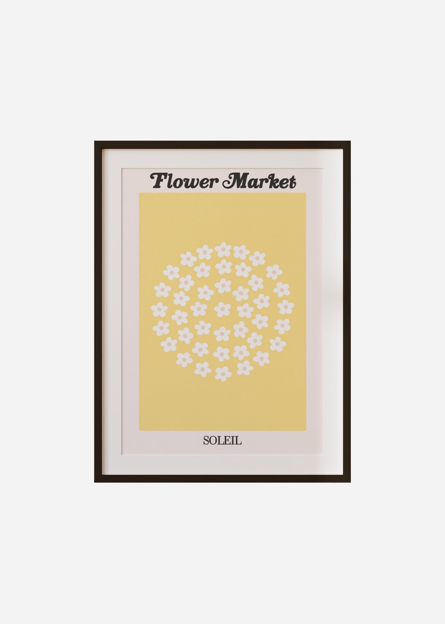 flower market / soleil Framed & Mounted Print