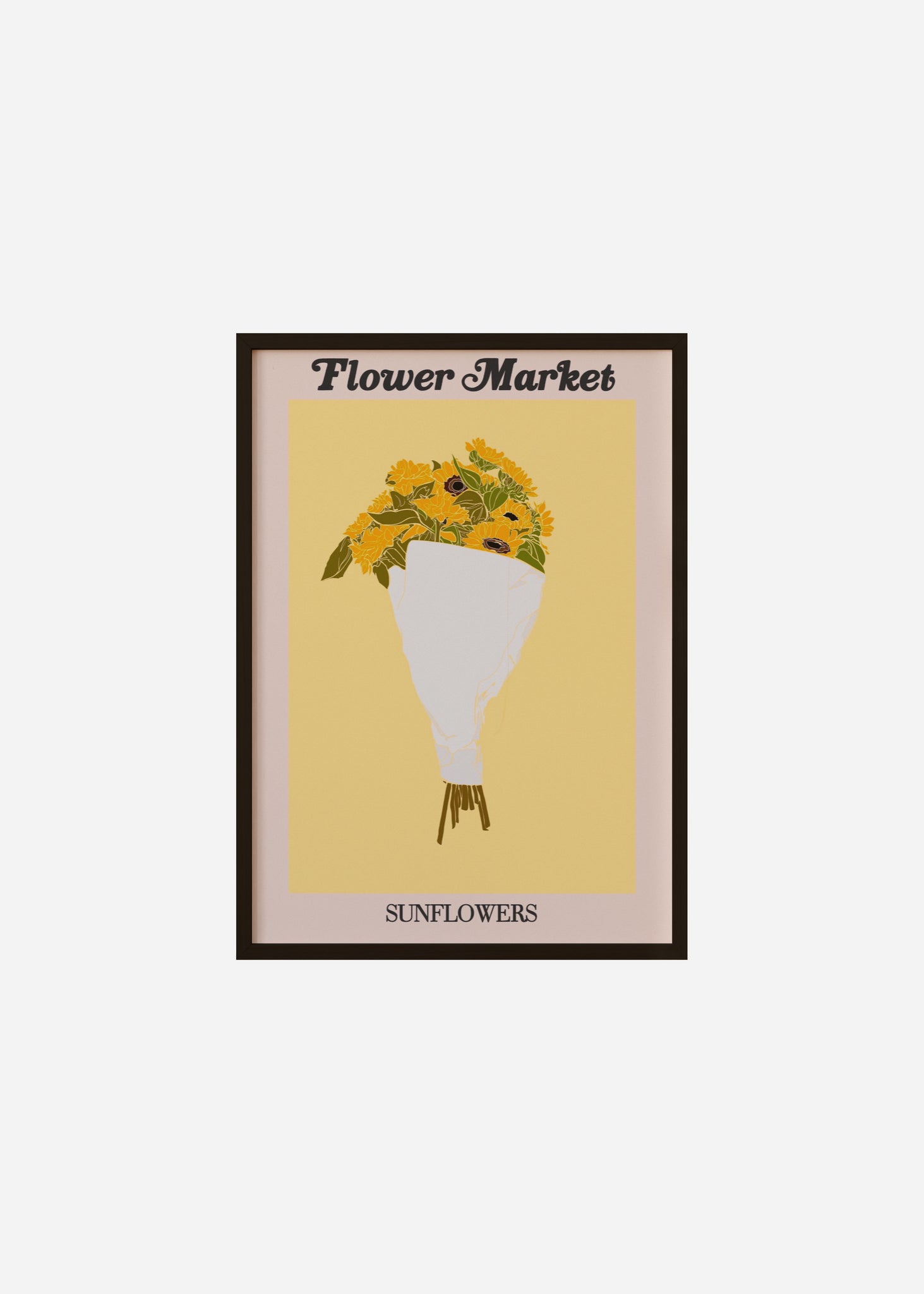 flower market / sunflowers Framed Print
