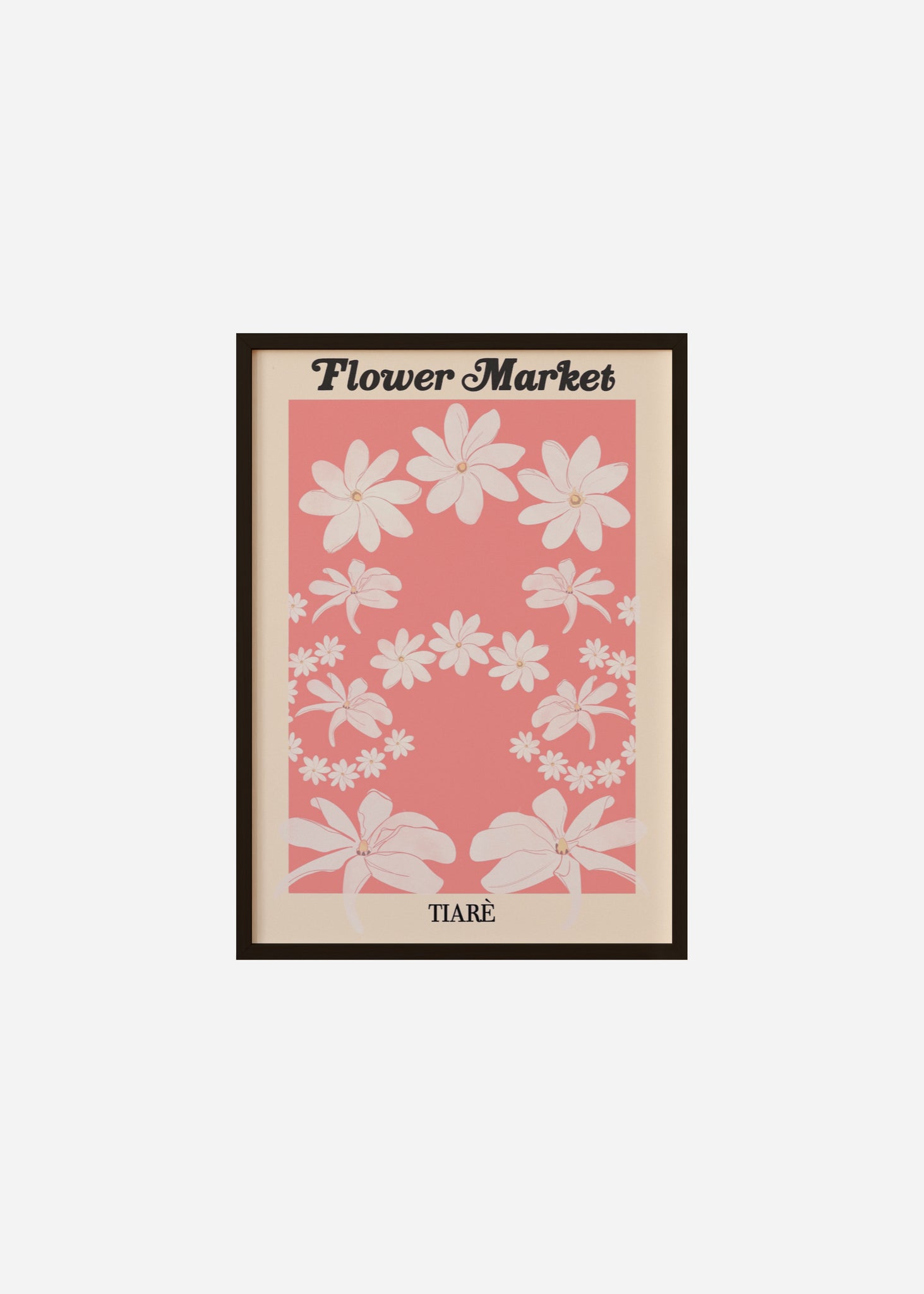 flower market / tiare Framed Print