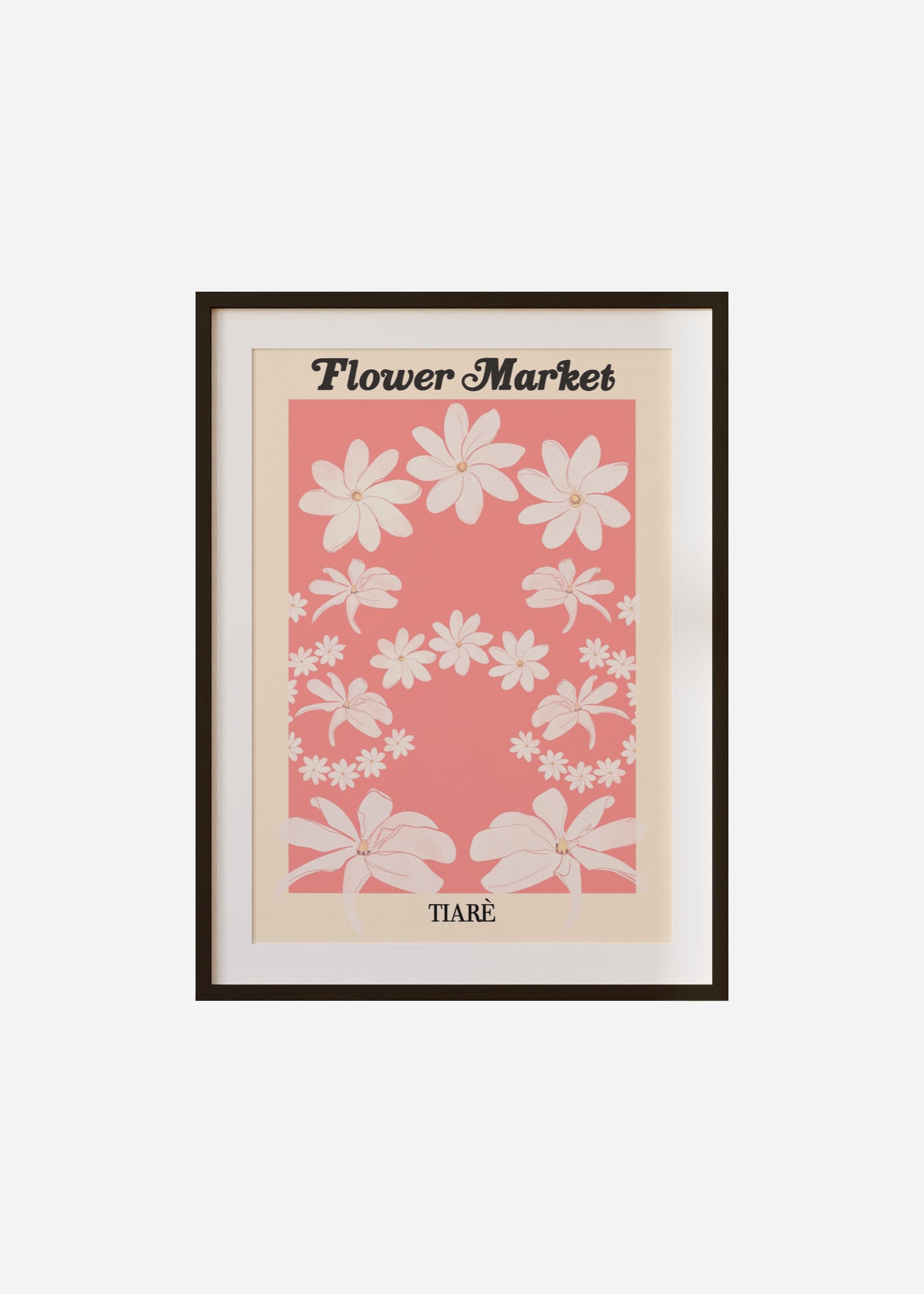 flower market / tiare Framed & Mounted Print
