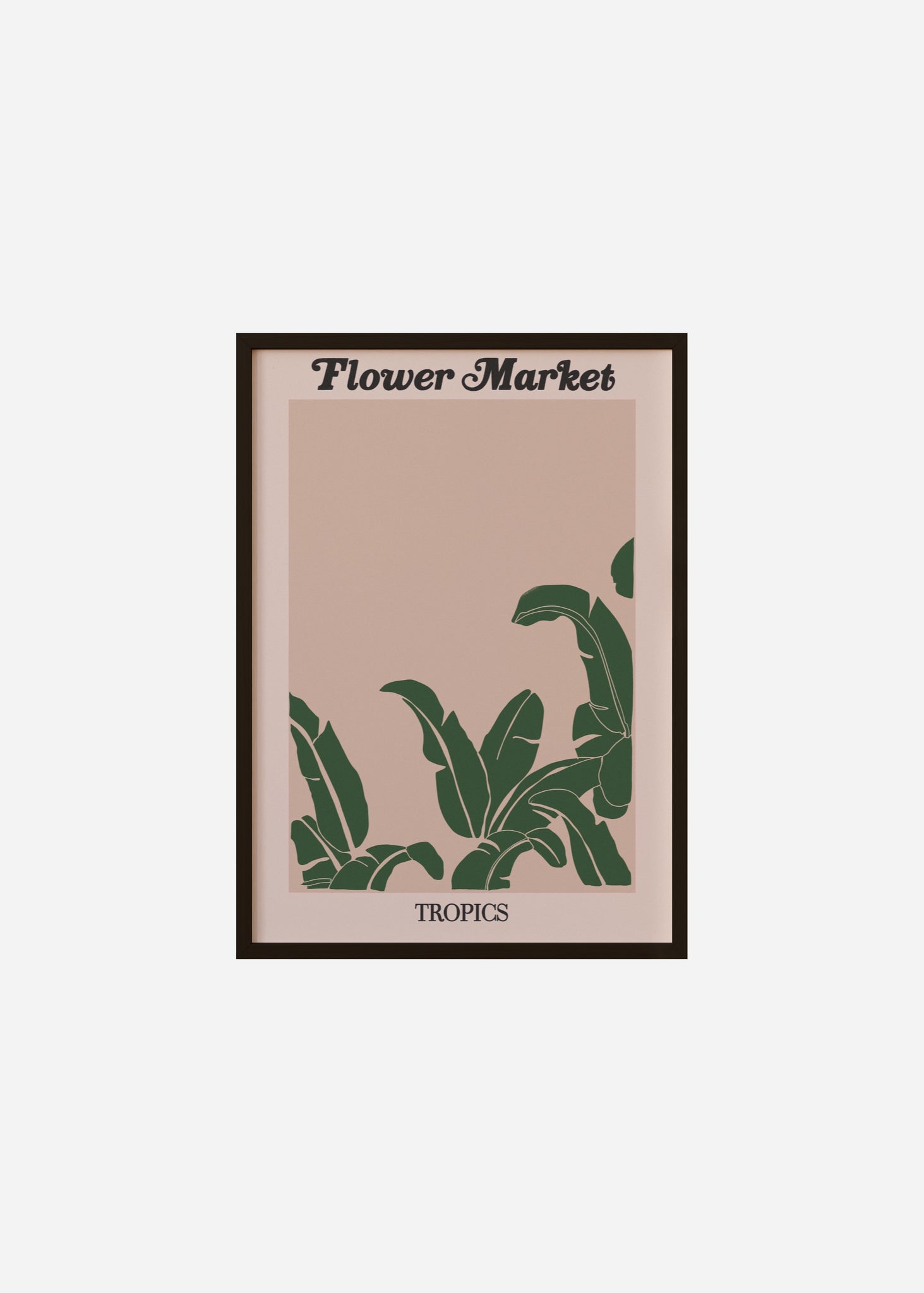 flower market / tropics Framed Print