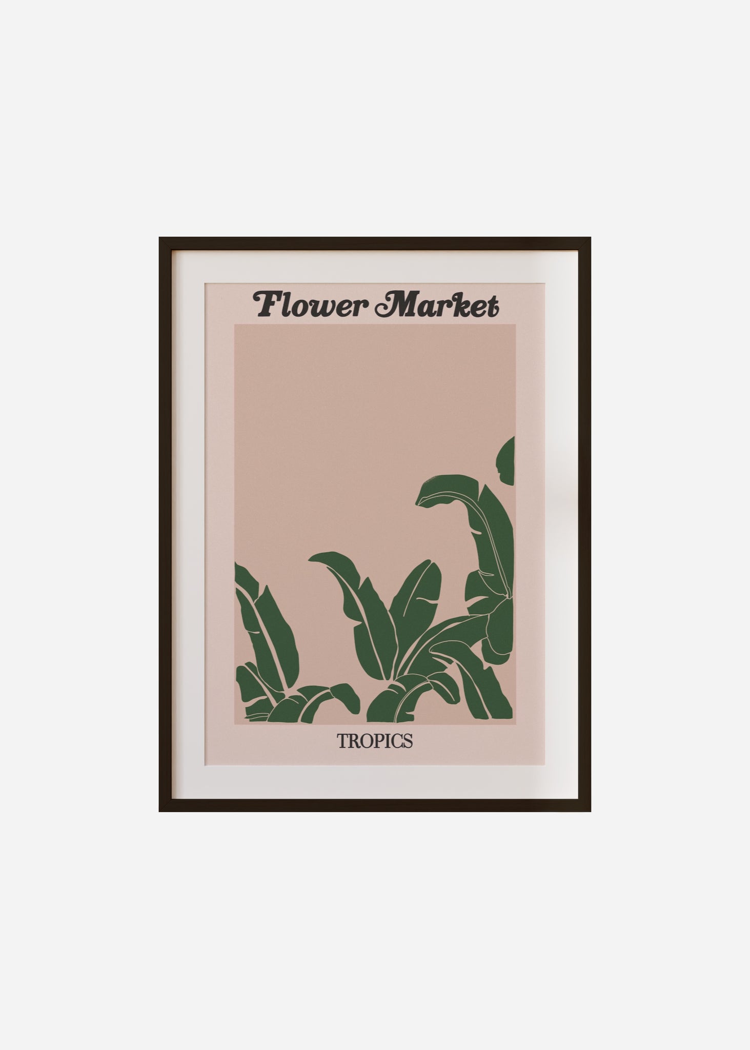 flower market / tropics Framed & Mounted Print