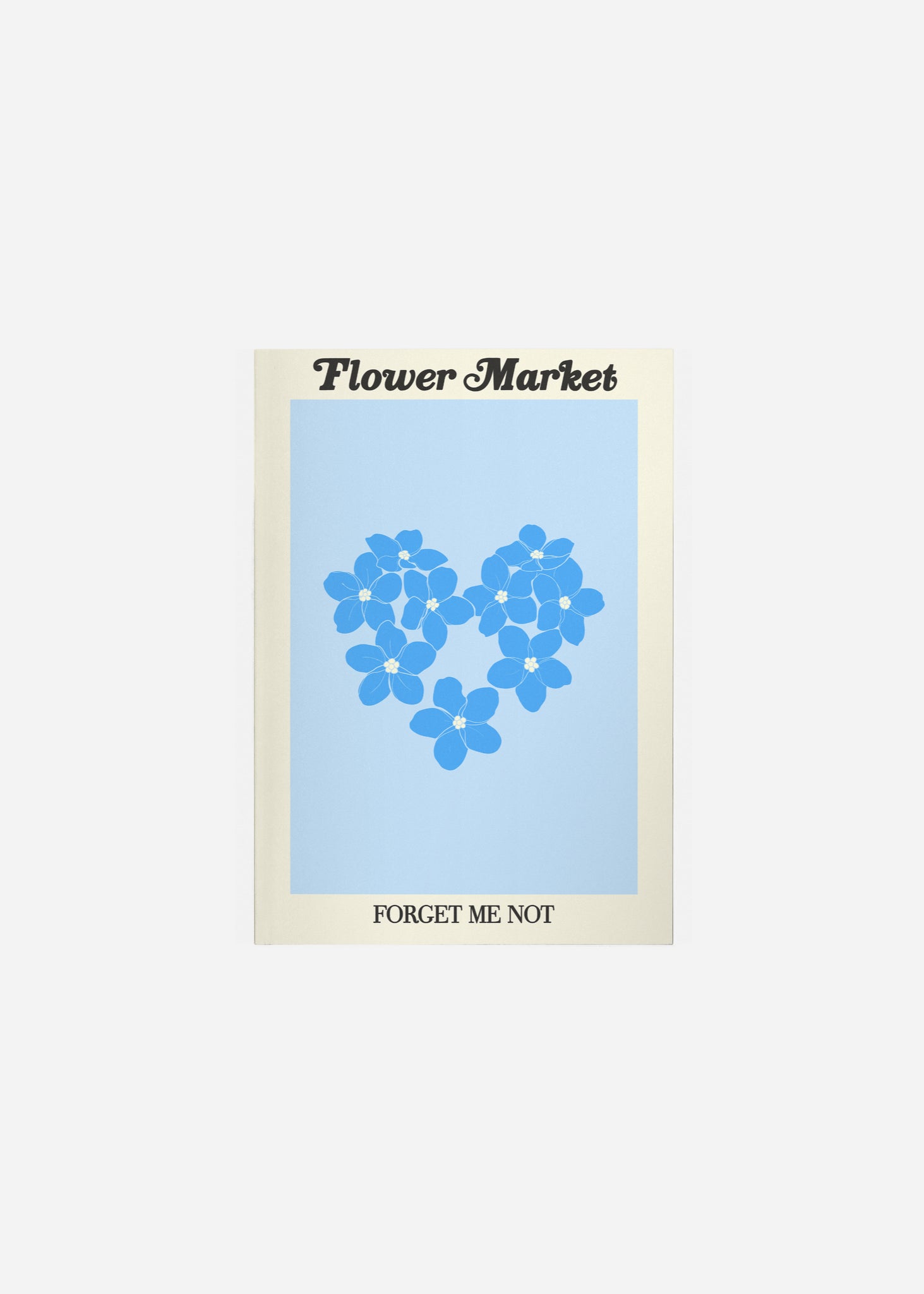 flower market / forget me not Fine Art Print