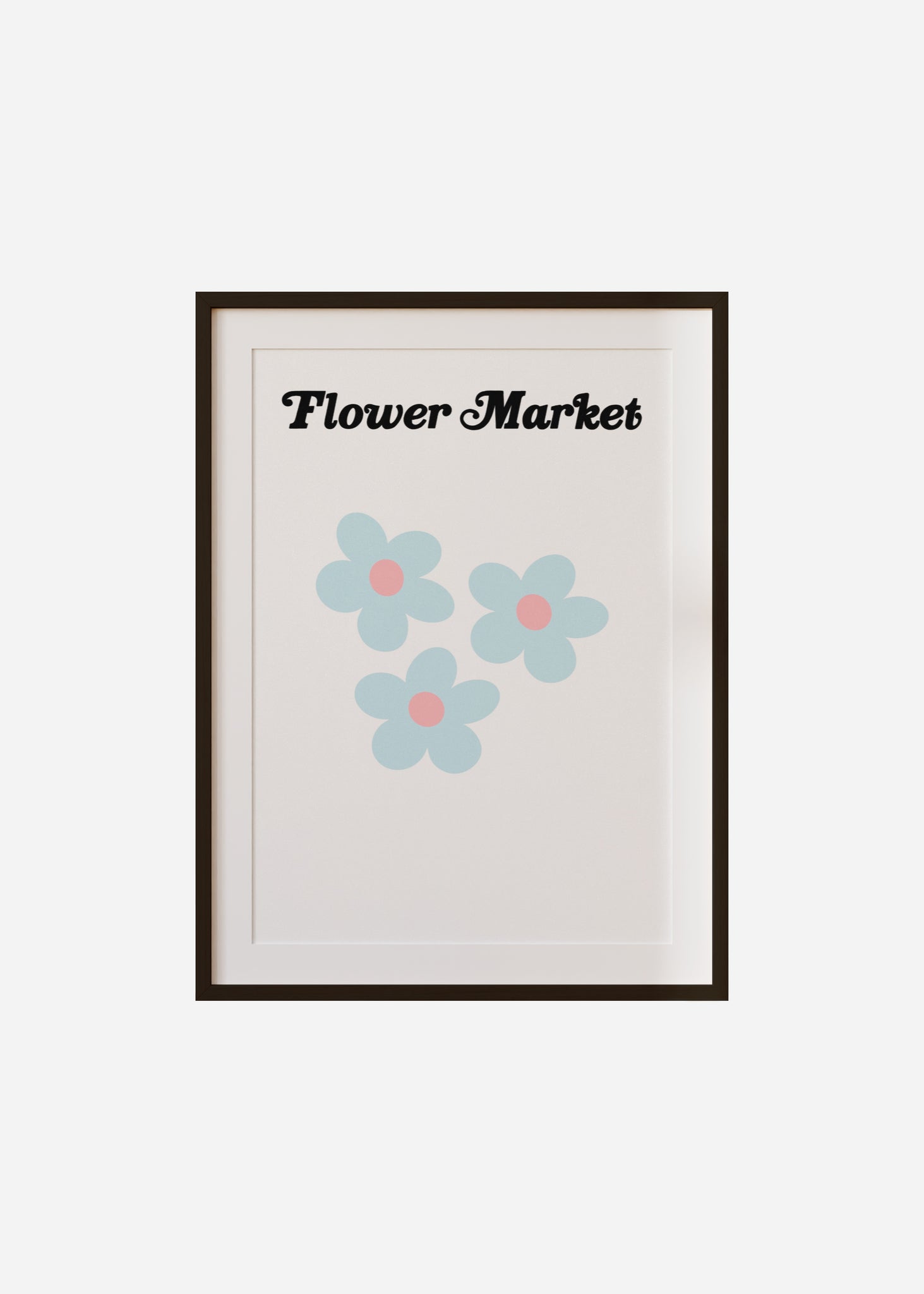 flower market / daisy Framed & Mounted Print