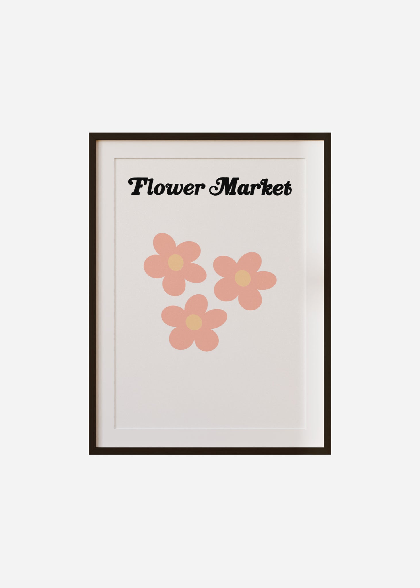 flower market / daisy Framed & Mounted Print
