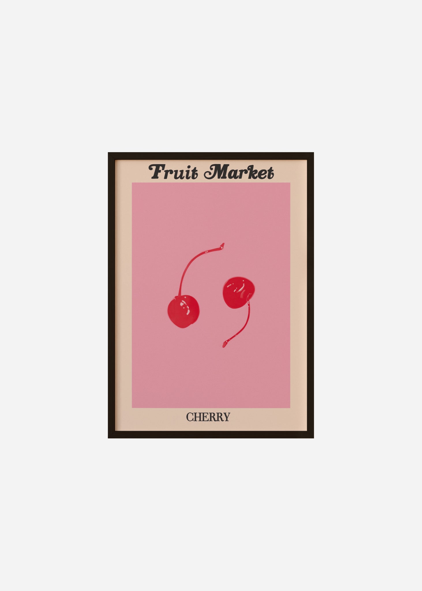 fruit market / cherry Framed Print