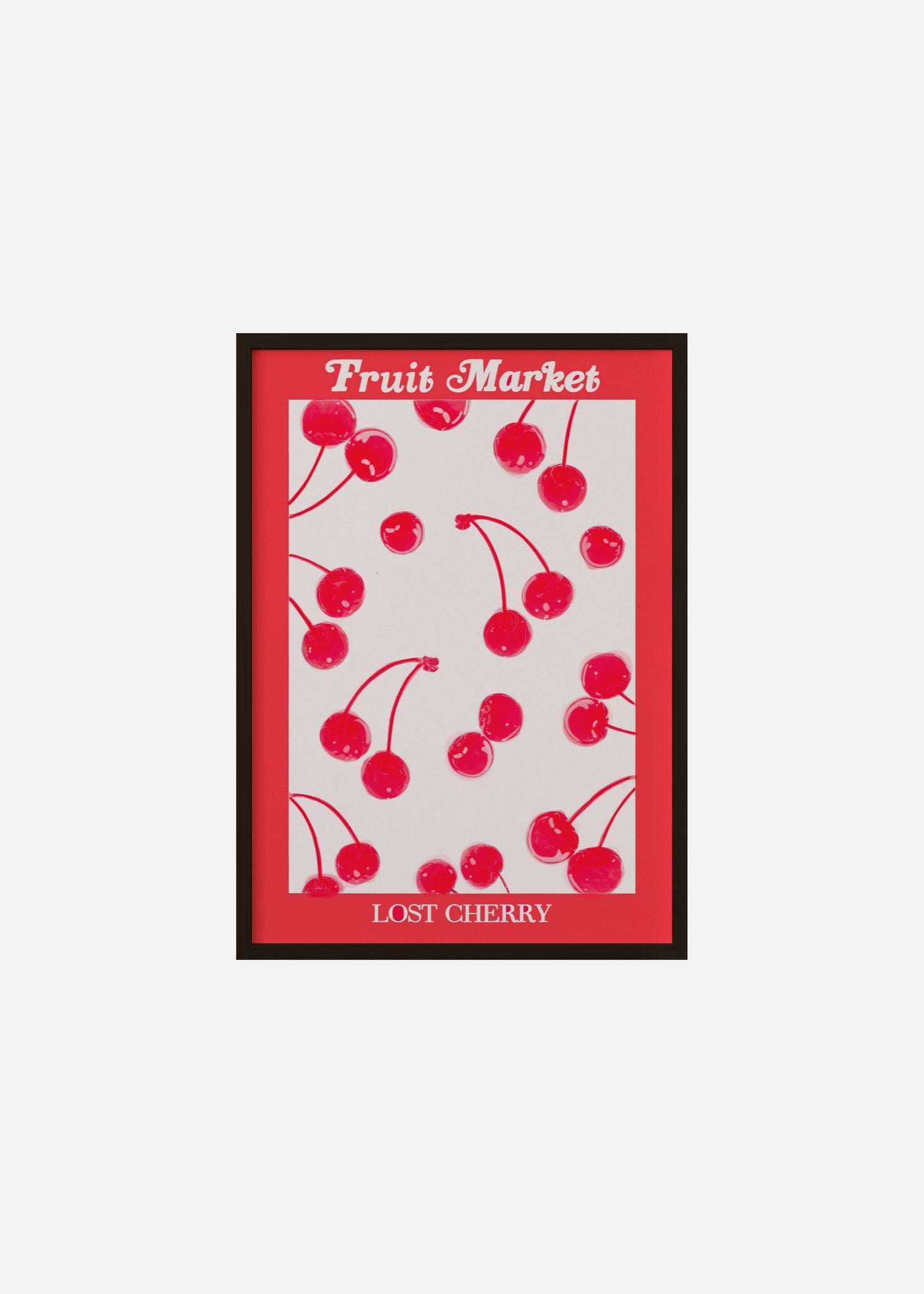 fruit market / lost cherry Framed Print