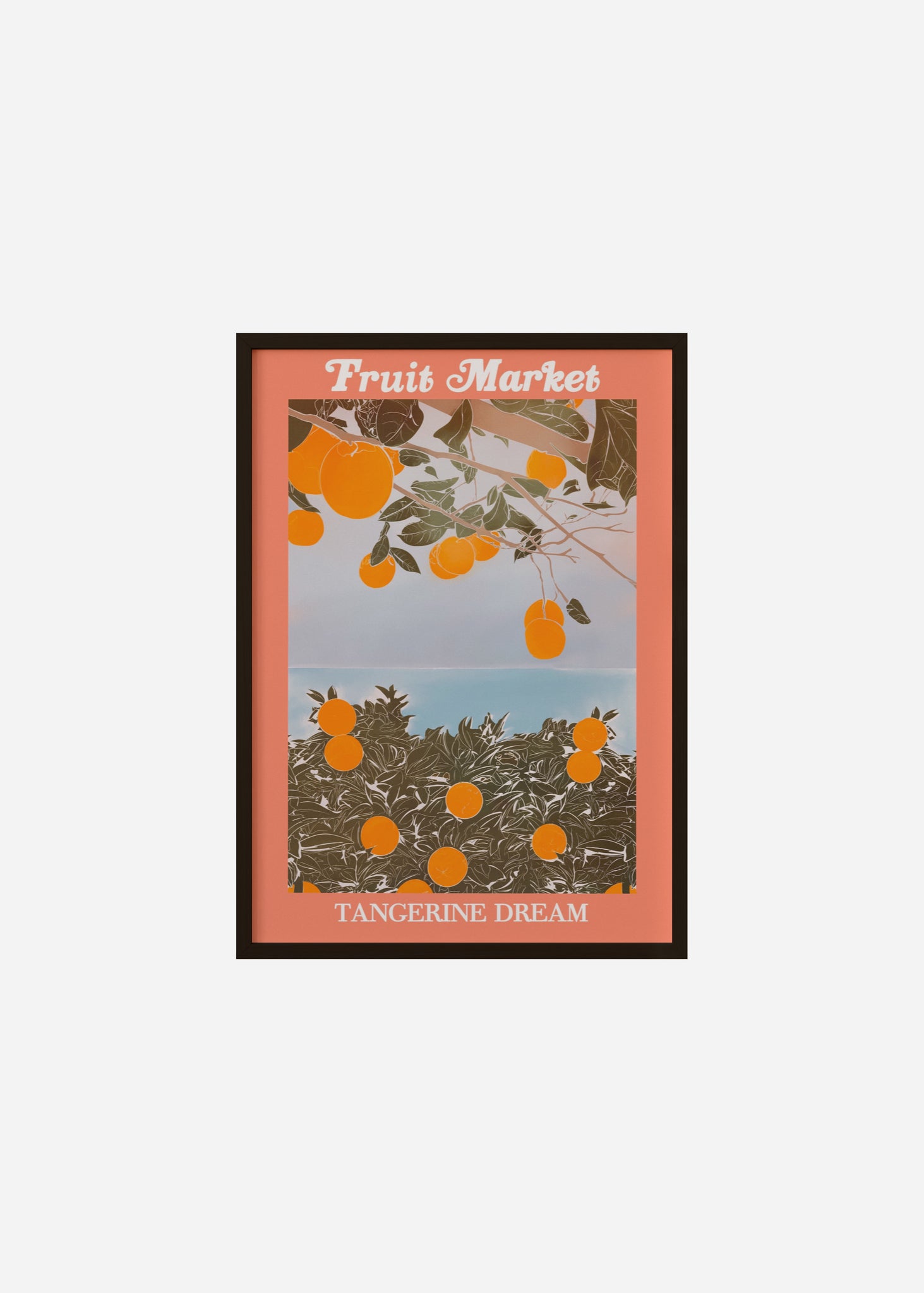 fruit market / tangerine dream Framed Print